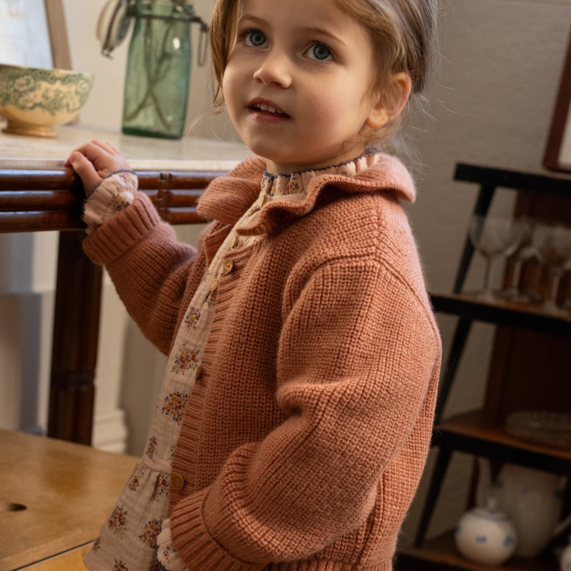 Cardigan Bambina Laranjinha Mamma m'adora