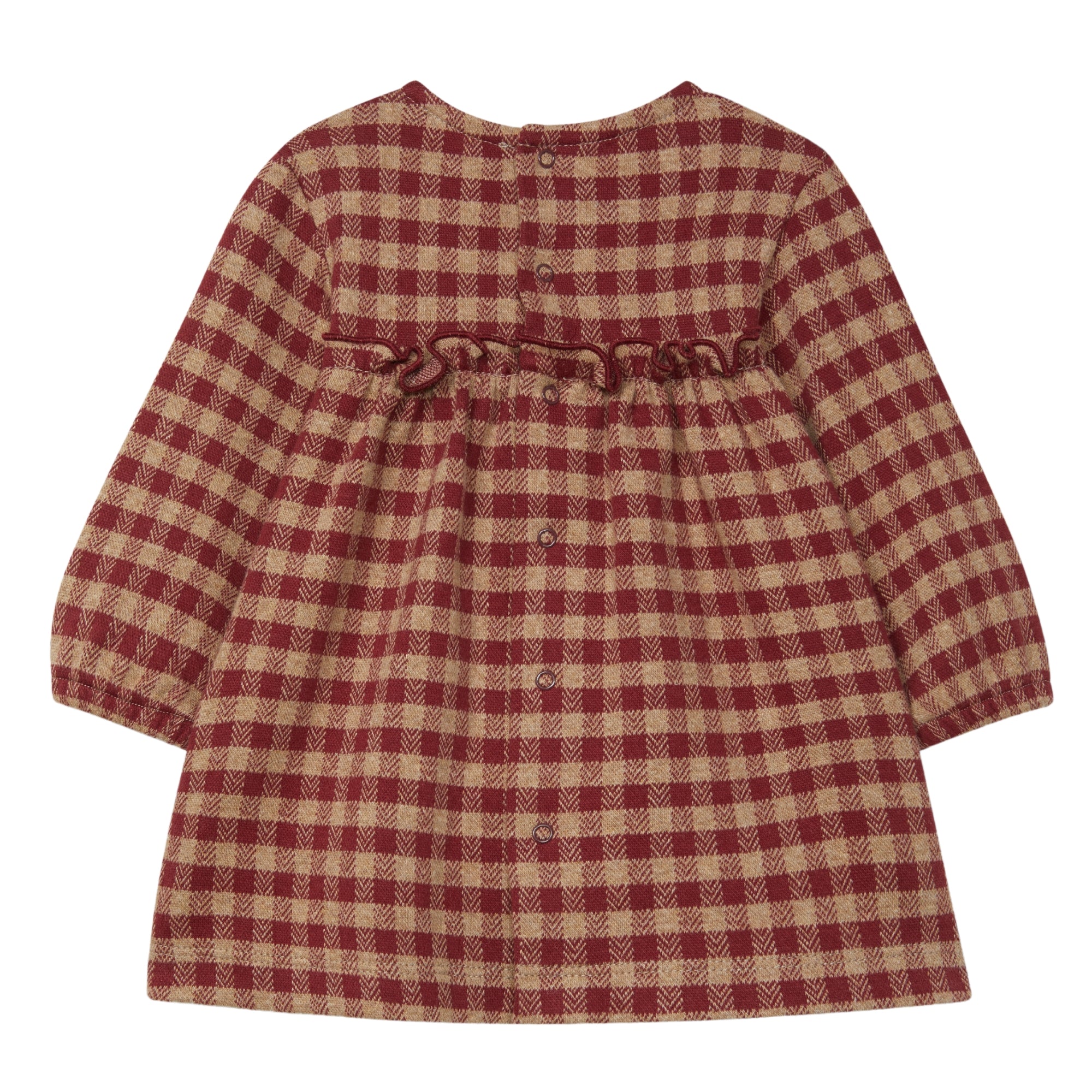 Tartan Vestito Bimba Rosso Abito Tartan Bimba Prénatal