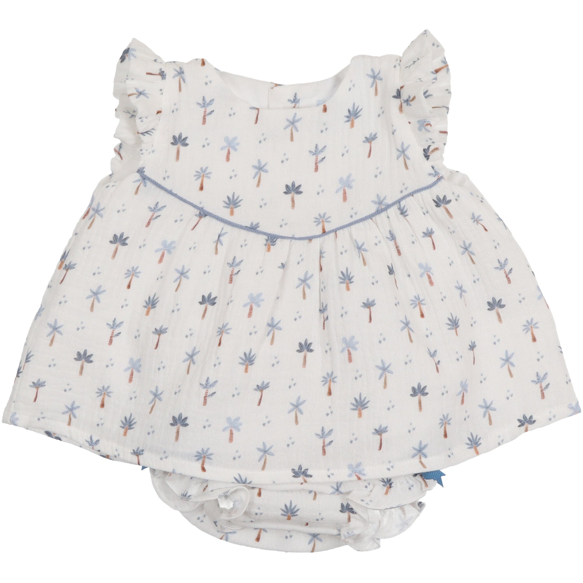 blusa-foderata.in-mussola-stamoa-palme-colore-azzurro-completa-di-mutanda-abbinata-moda-mare-bambina