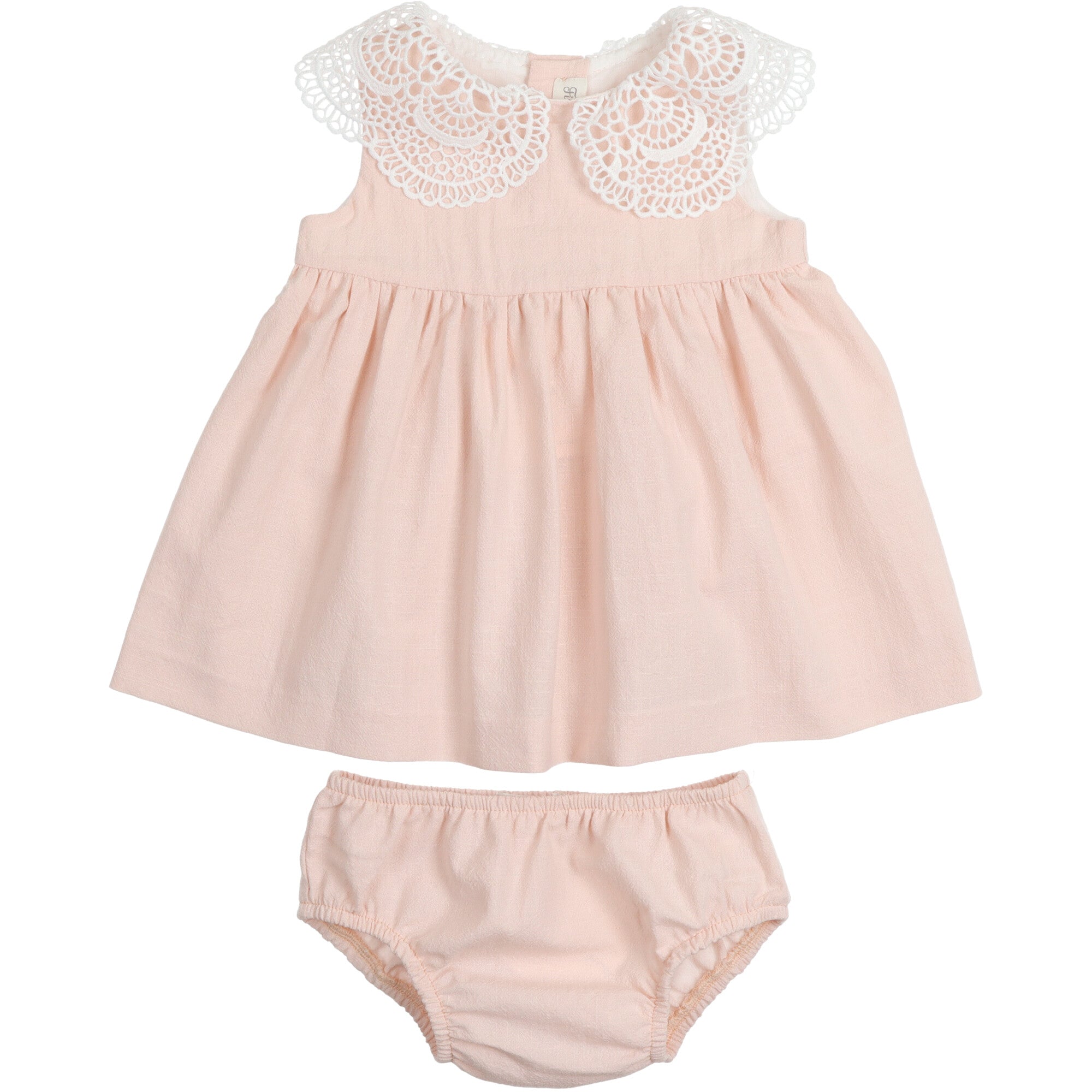 abito-in-cotone-completodi-mutanda-abbinata-colore-rosa-modello-corto-con-grande-collo-in-pizzo-bianco