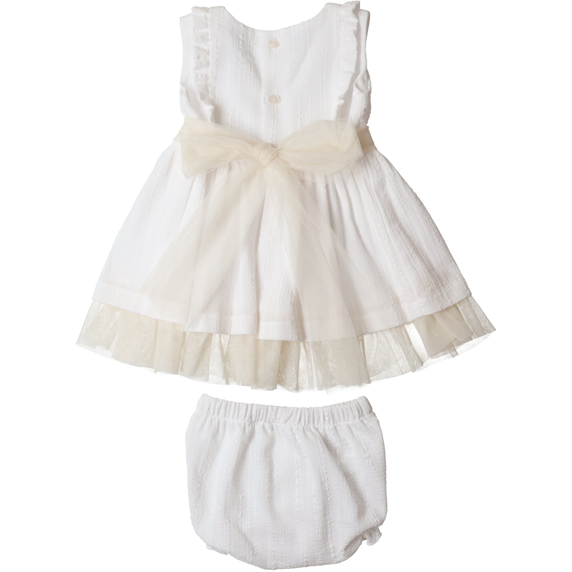 Vestito Cotone e Tulle