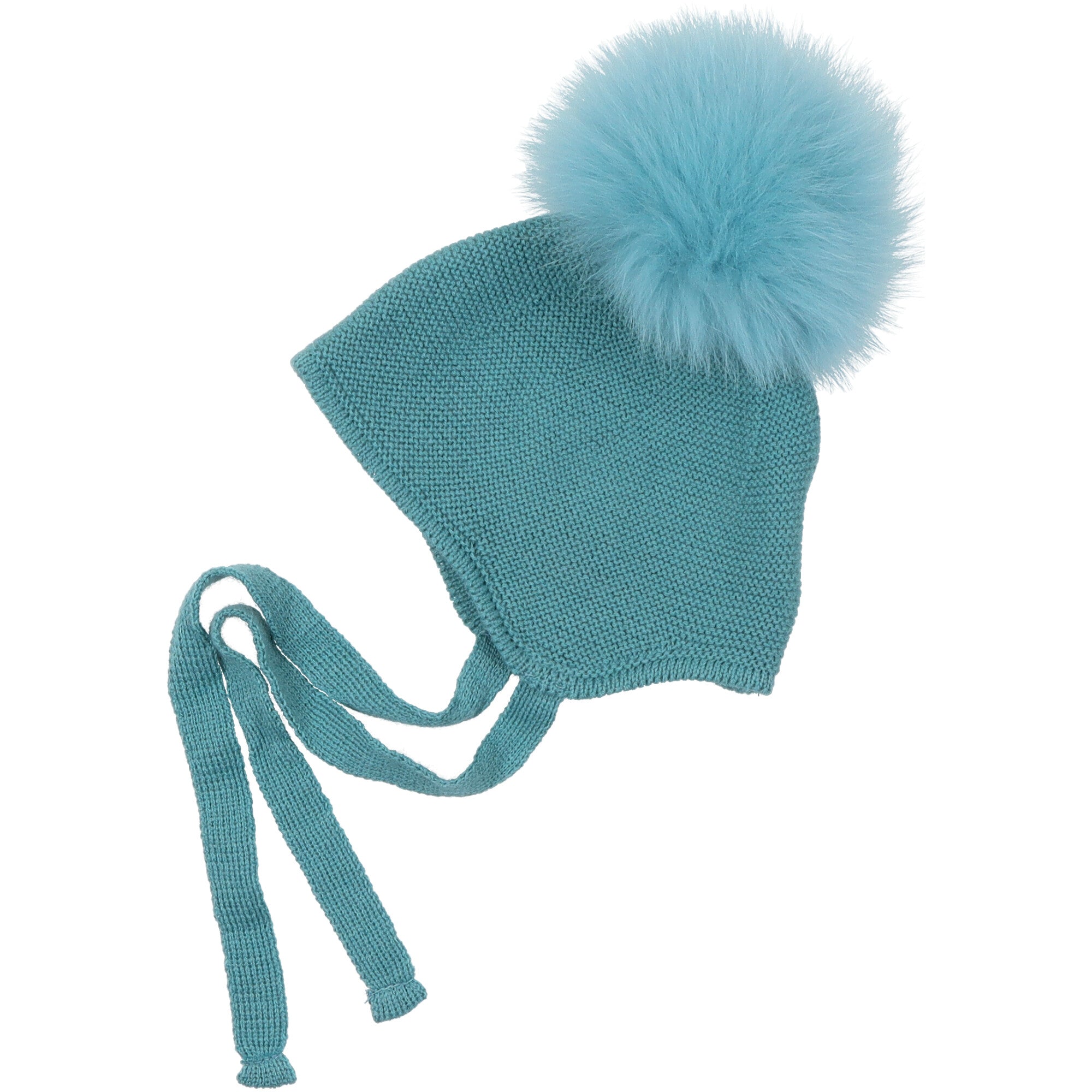 cuffia-invernale-colore-verde-con-pon_pon-di-pelliccia