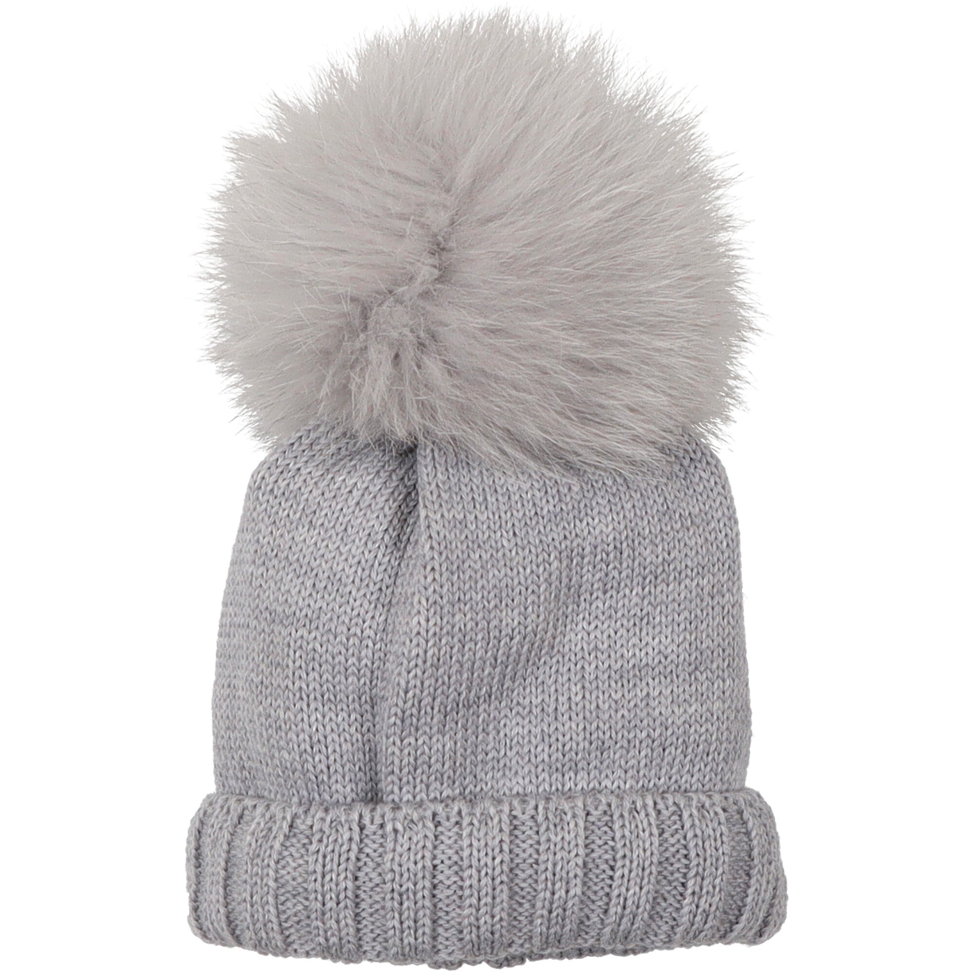 cappello-in-lana-foderato-in-morbido-jersey-con-ponpon-pelliccia-colore-grigio