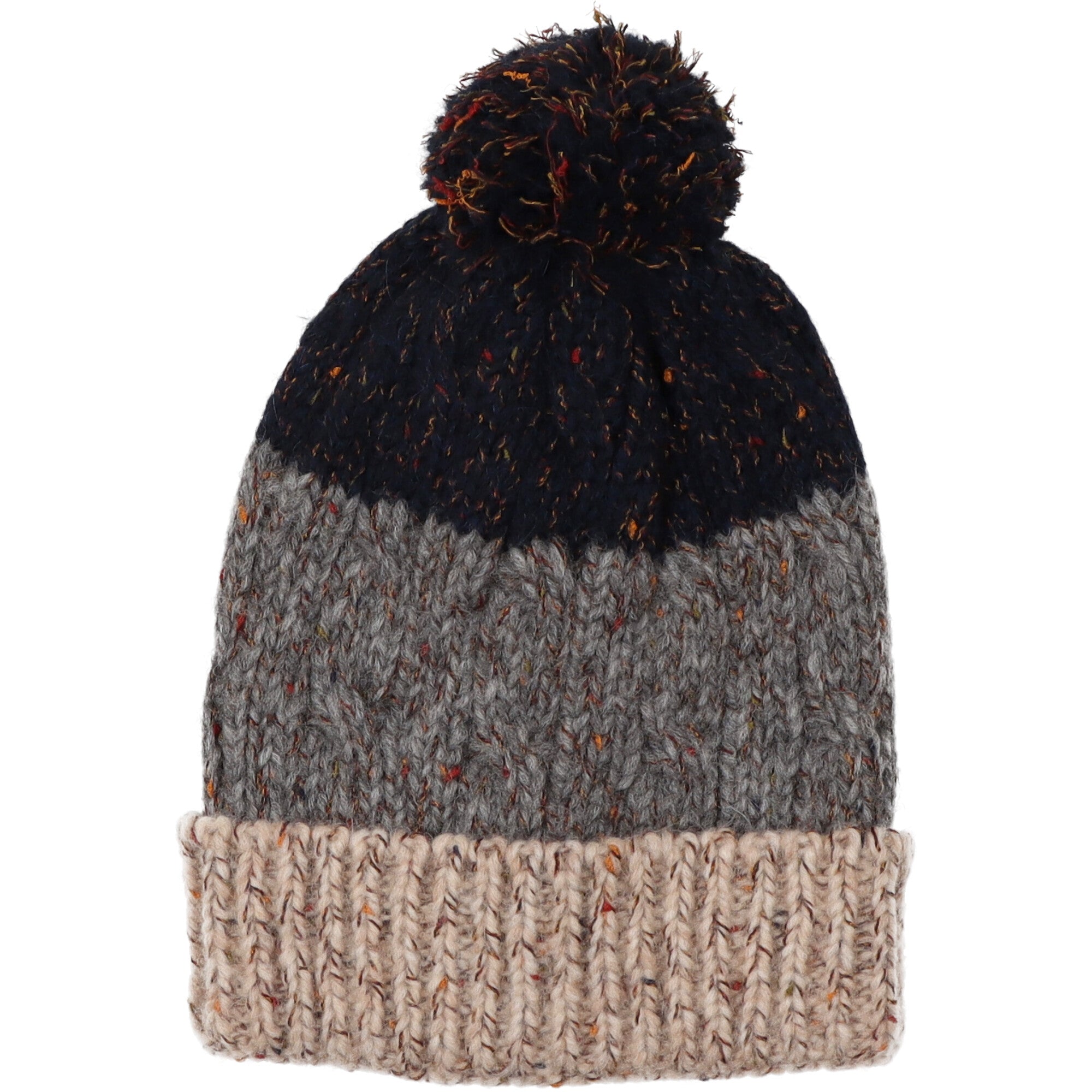 cappello-in-lana-con-ponpon-colore-grigio-bli-beige-da-bambino