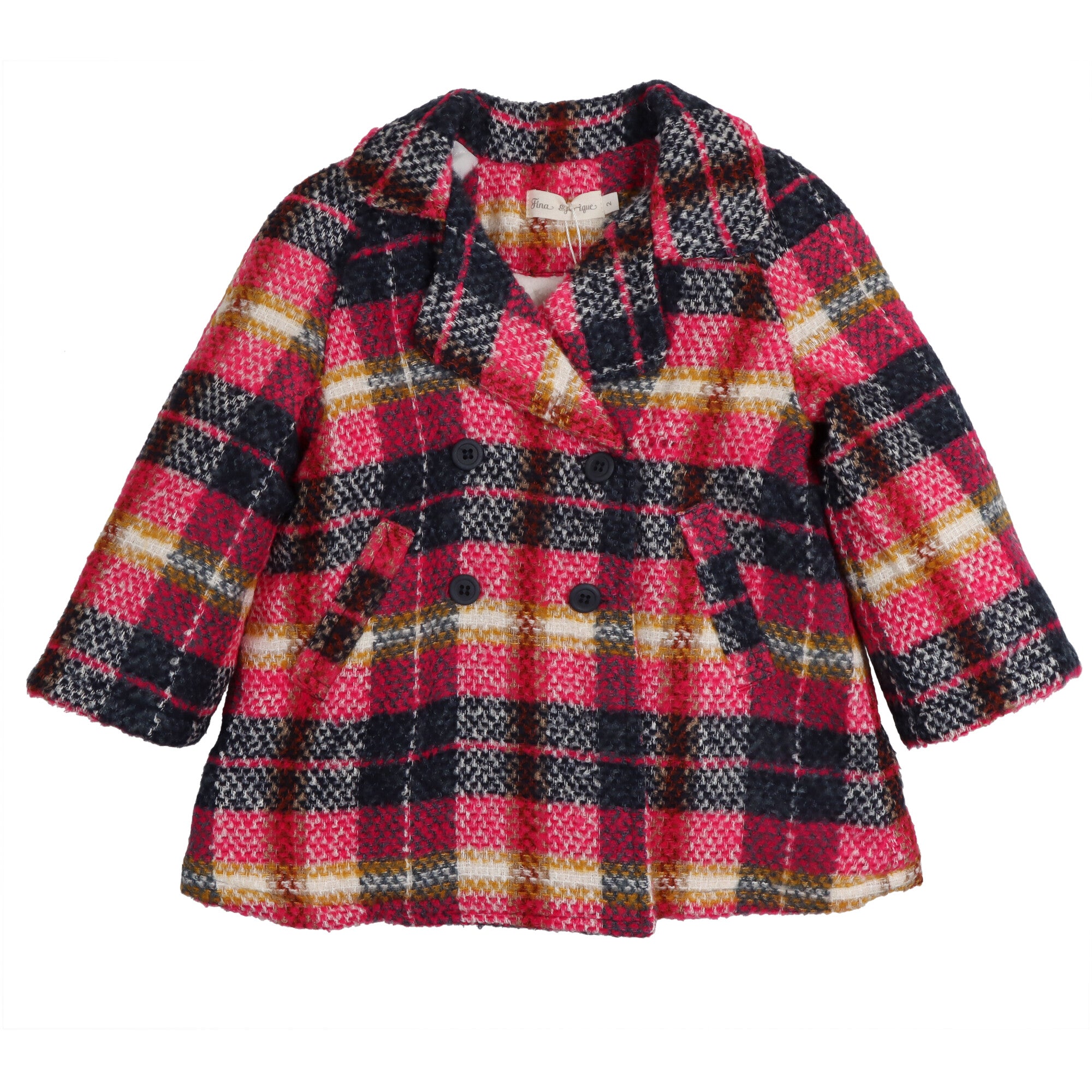 cappotto-bambina-a-quadri-multicolore-foderato-in-pellicci