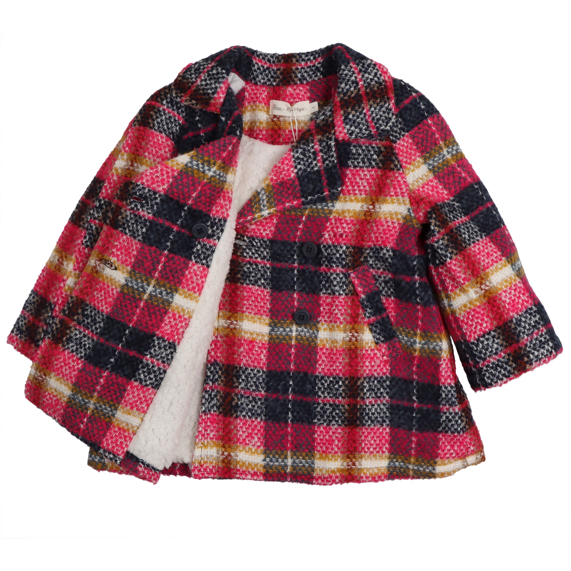 cappotto-bambina-a-quadri-multicolore-foderato-in-pellicci