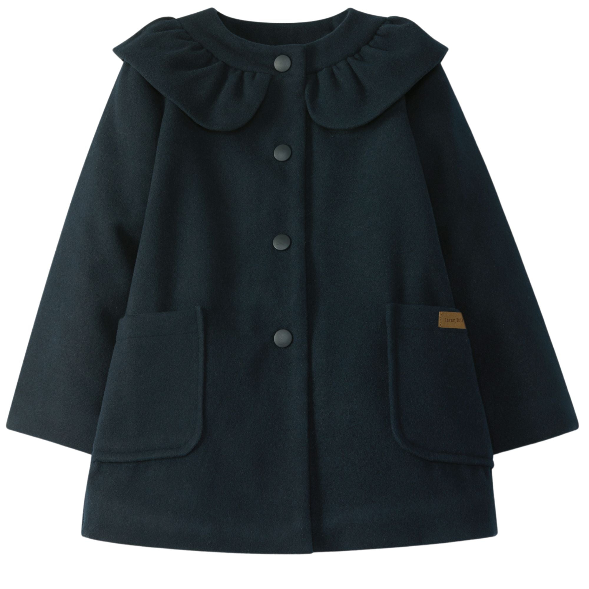 cappotto-in-lana-imbottito-pelliccia-colore-blu-per-bambina