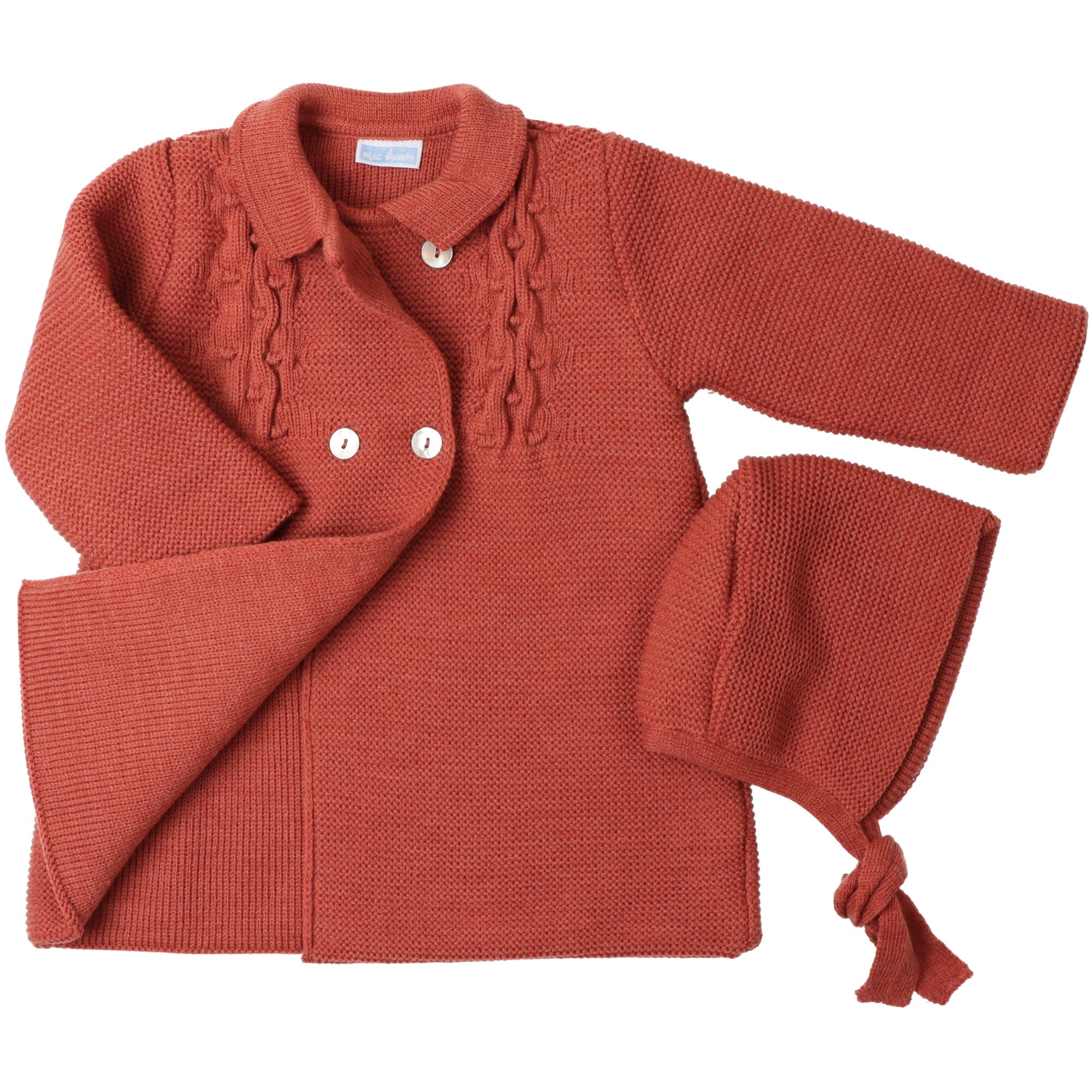 Maglia Cappotto Bambina Lana Cappotto Lana Bambina Mac