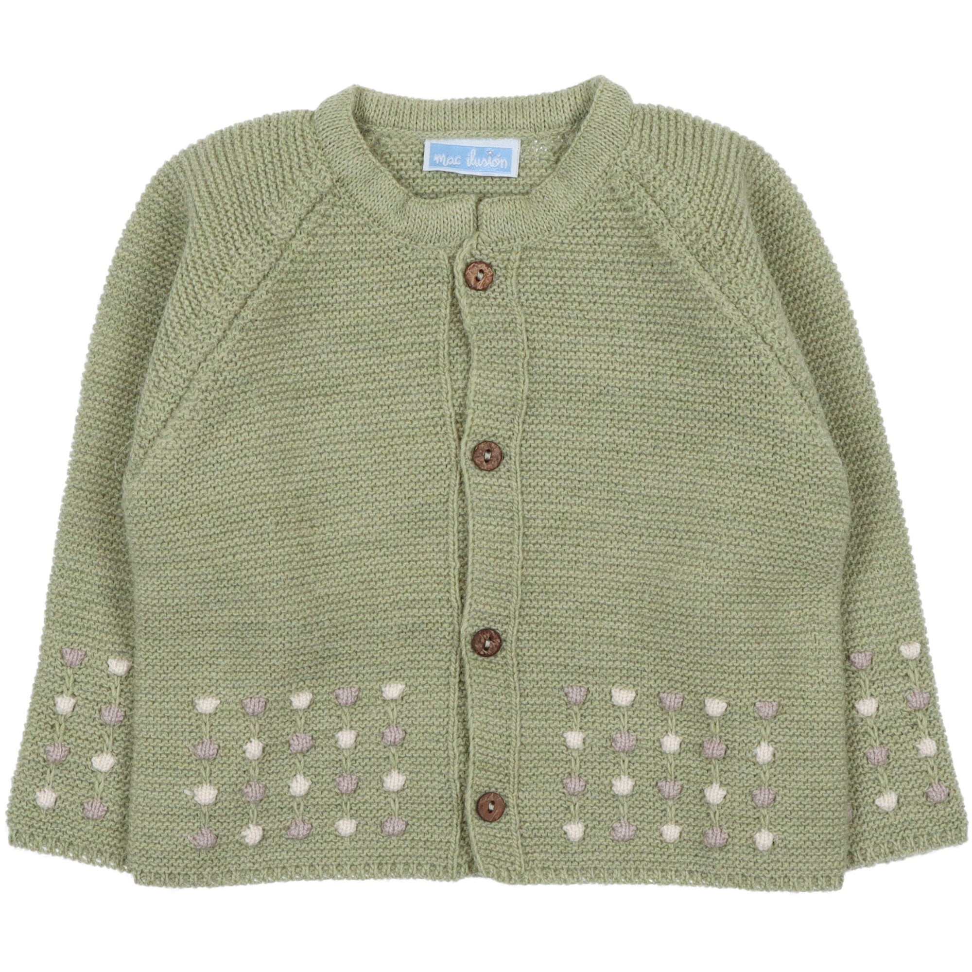 cardigan-e-pantaloni-in-lana-colore-verde