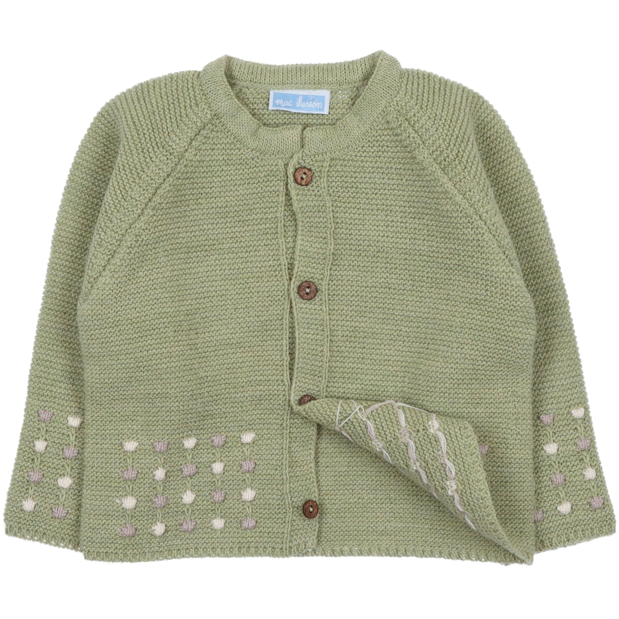 cardigan-e-pantaloni-in-lana-colore-verde