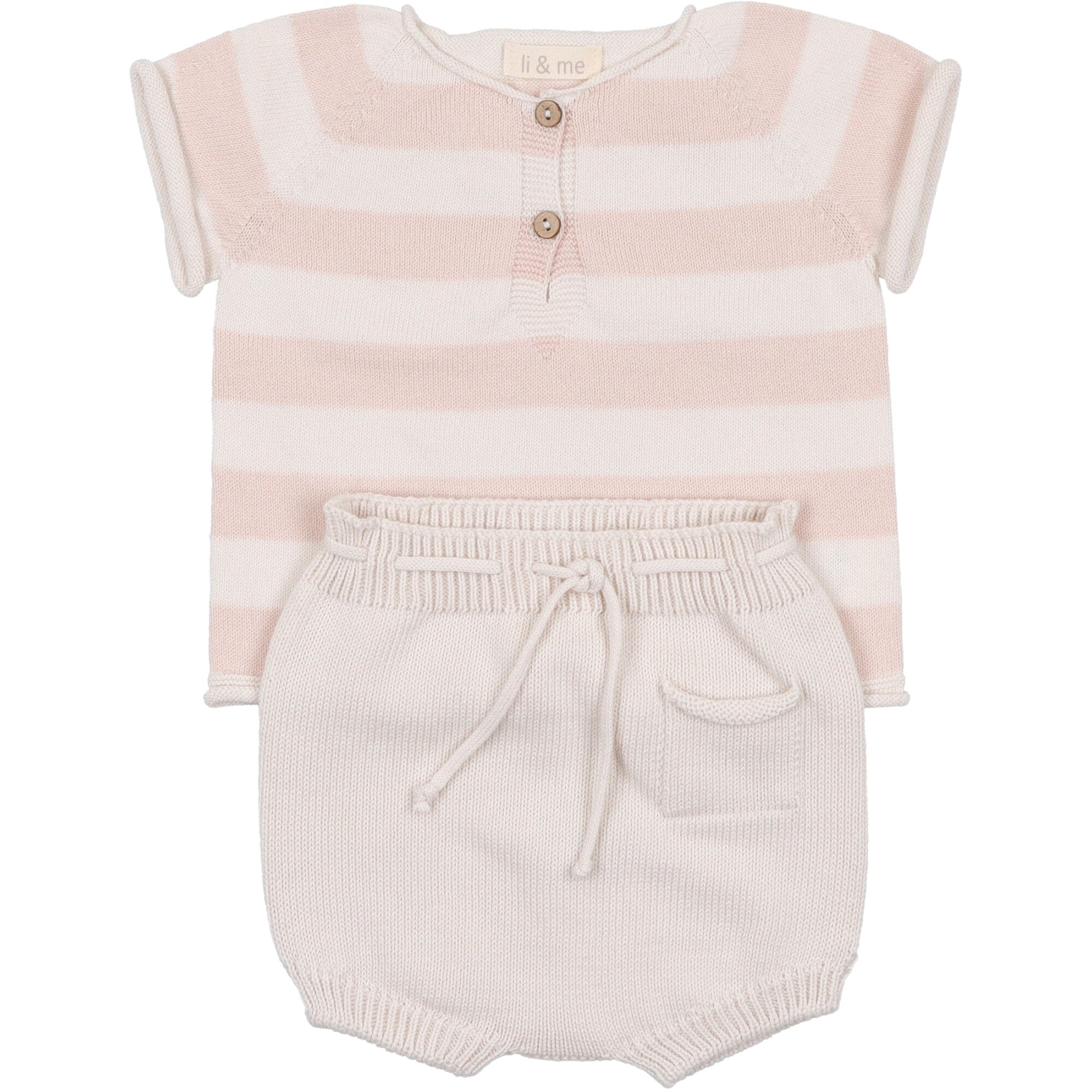 Completo Cotone Rosa