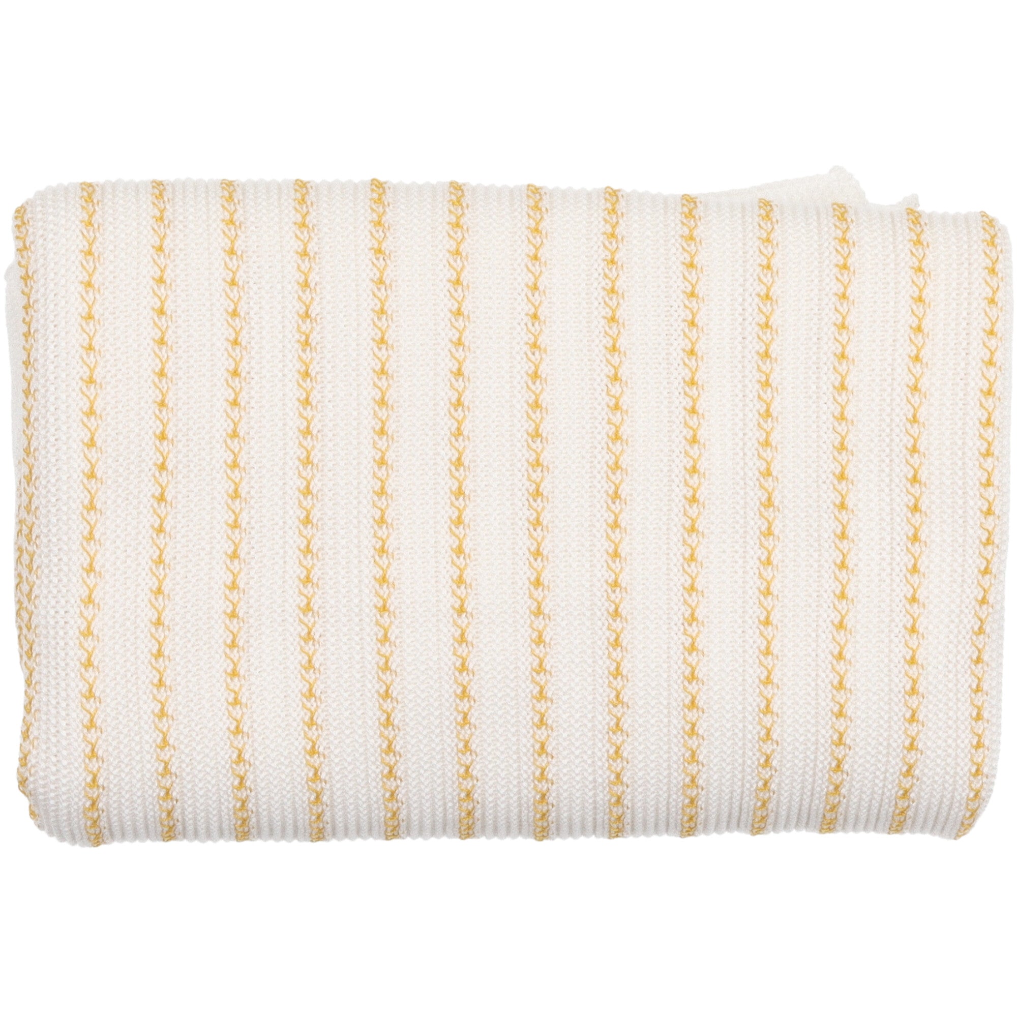 coperta-in-filo-di-cotone-colore-gialla-lavorata-in-rilievo