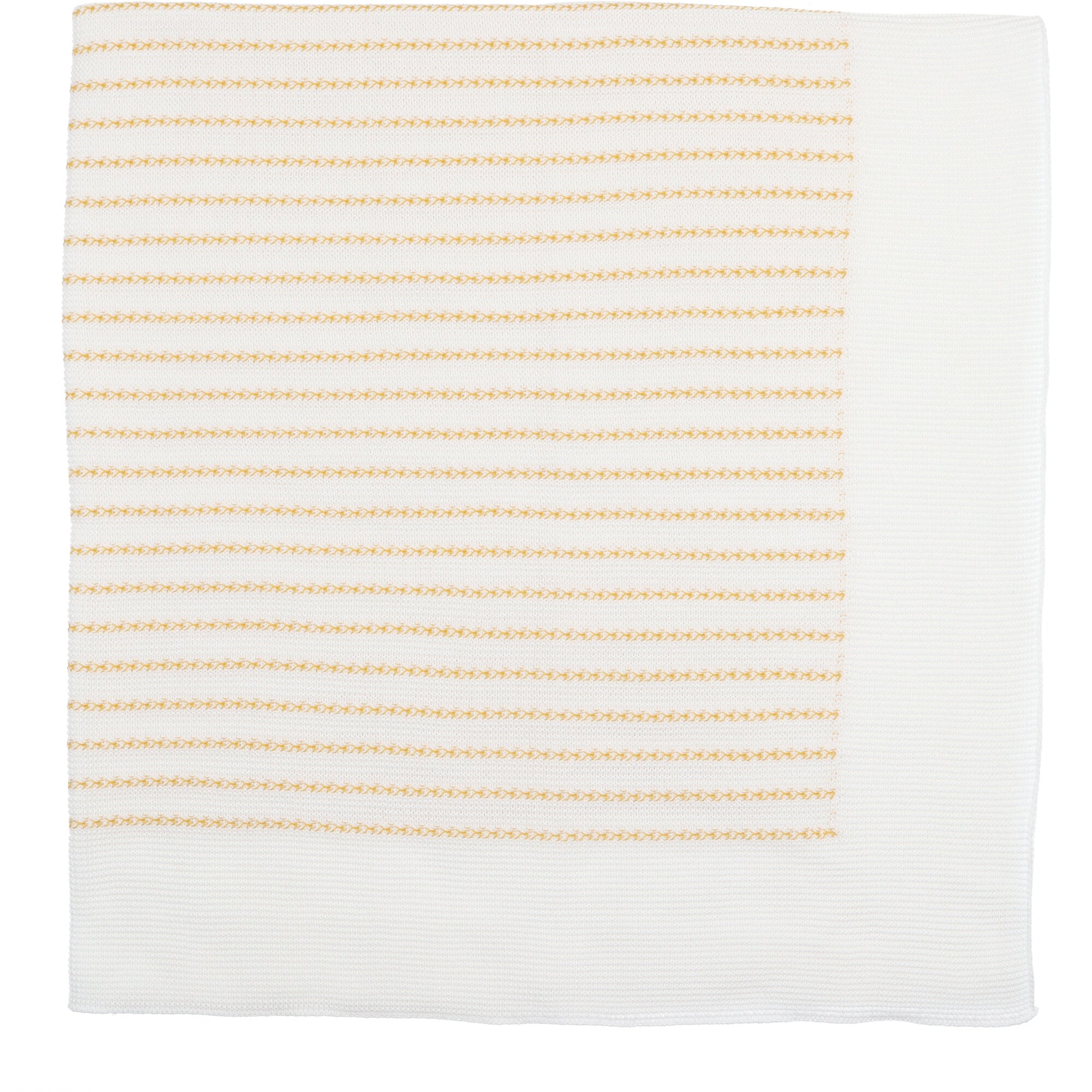 coperta-in-filo-di-cotone-colore-gialla-lavorata-in-rilievo