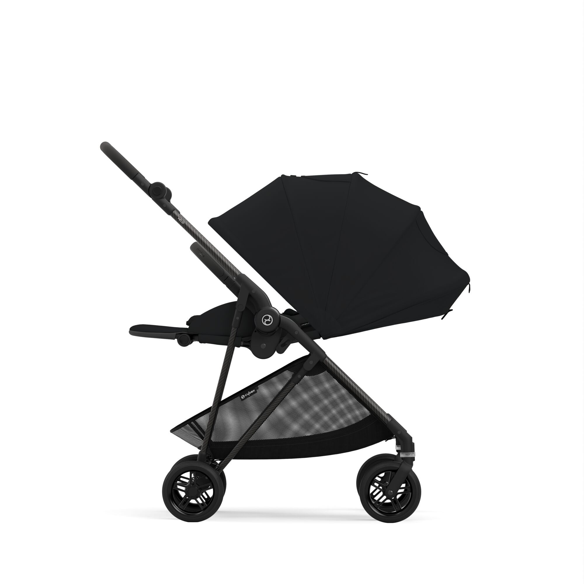 passeggino-melio-carbon-colore-nero-di-cybex-ultraleggero