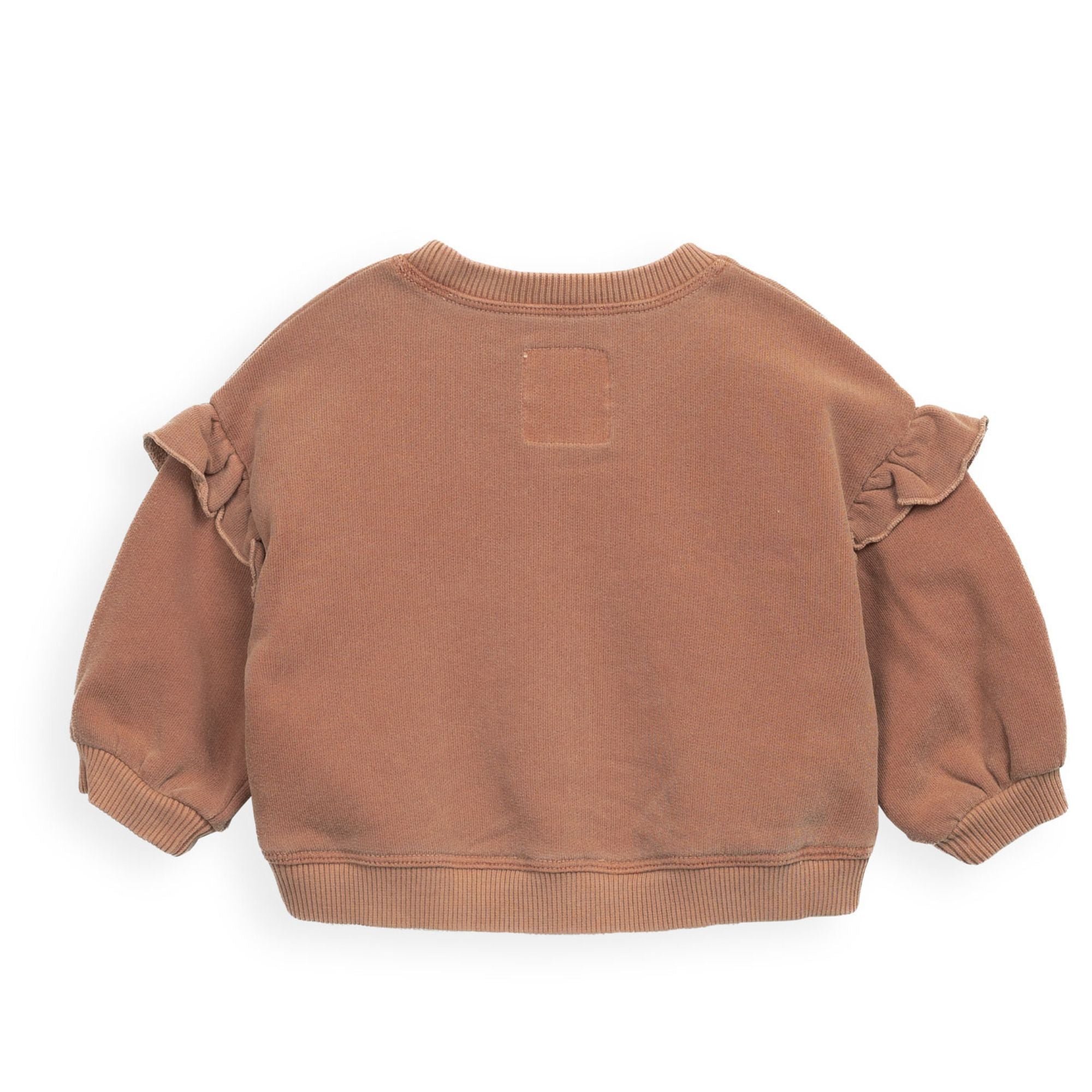 maglione-di felpa-colore-arancione-per-bambina