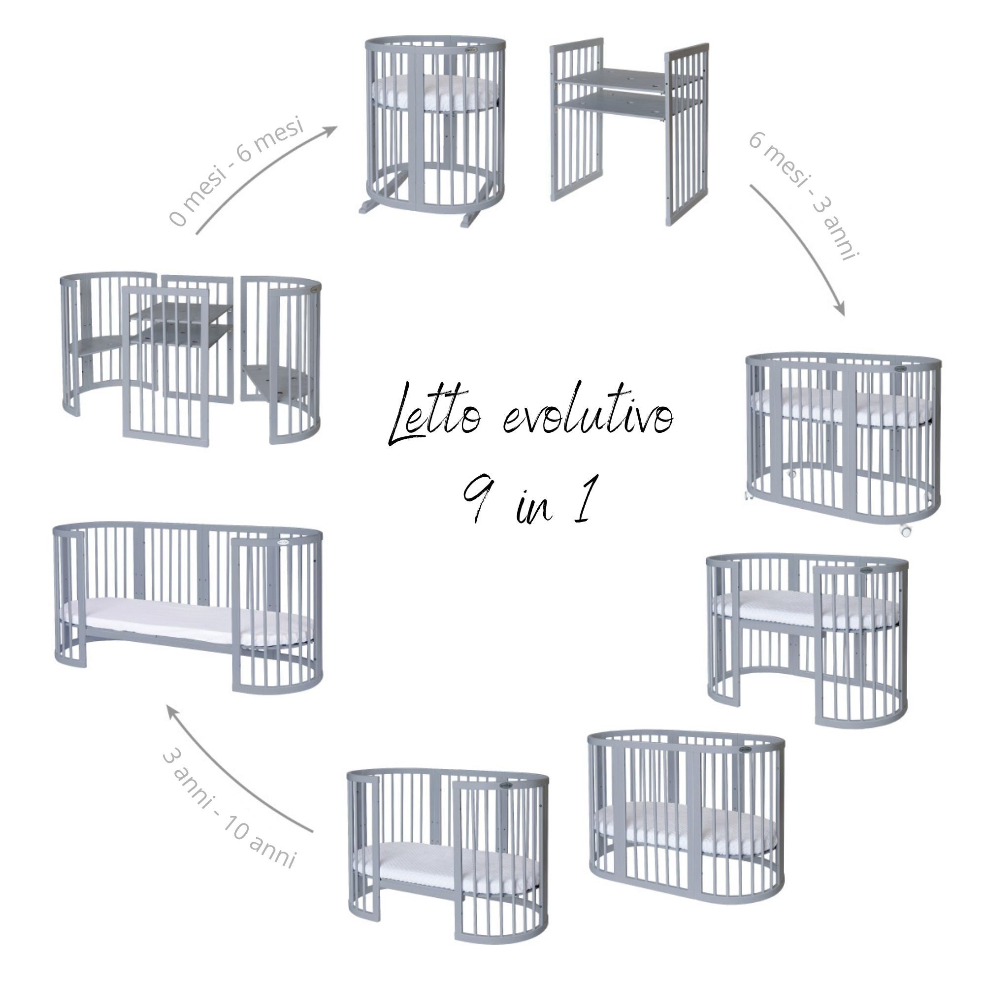 Culla e Lettino Evolutivo