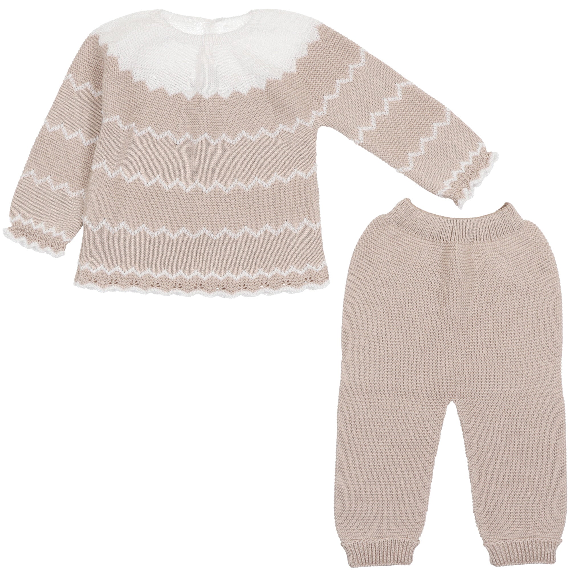 Completo Maglia e Pantalone Beige