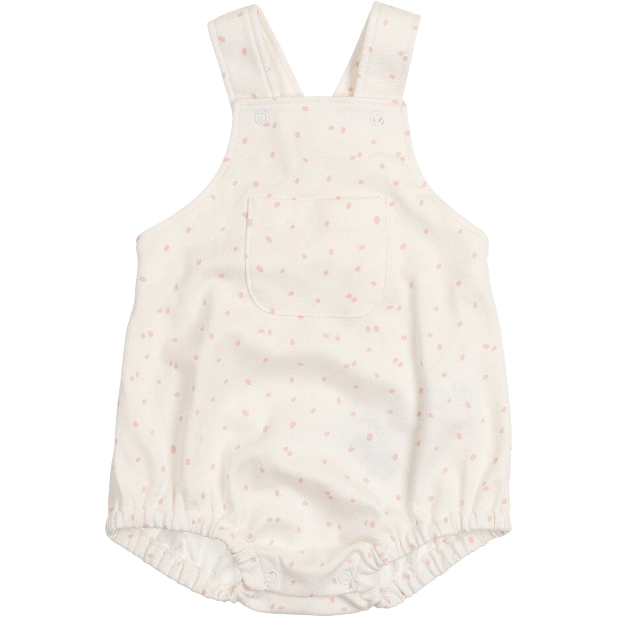 salopette-colore-vaniglia-con-pois-rosa-per-neonata