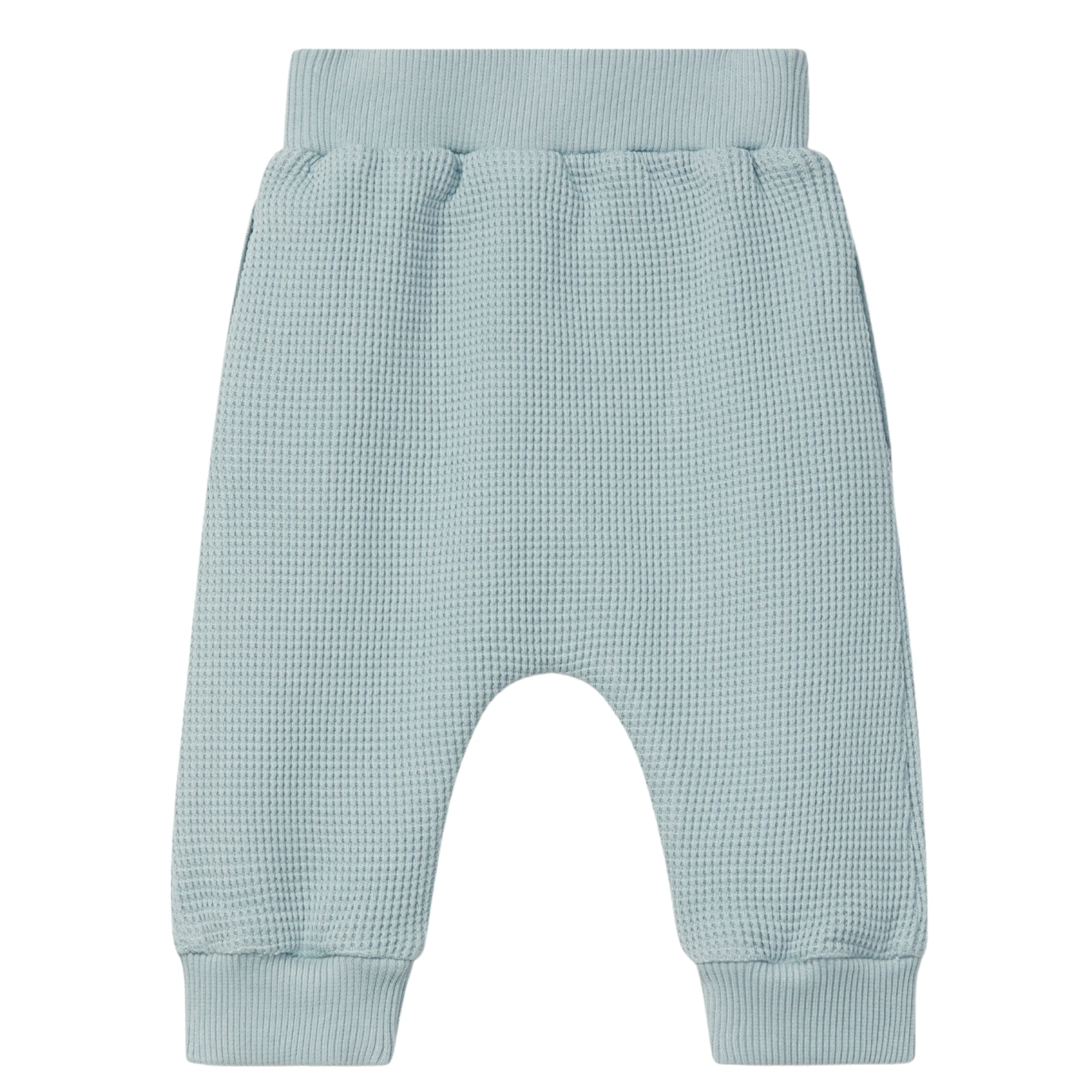 Pantaloni pull-up waffle