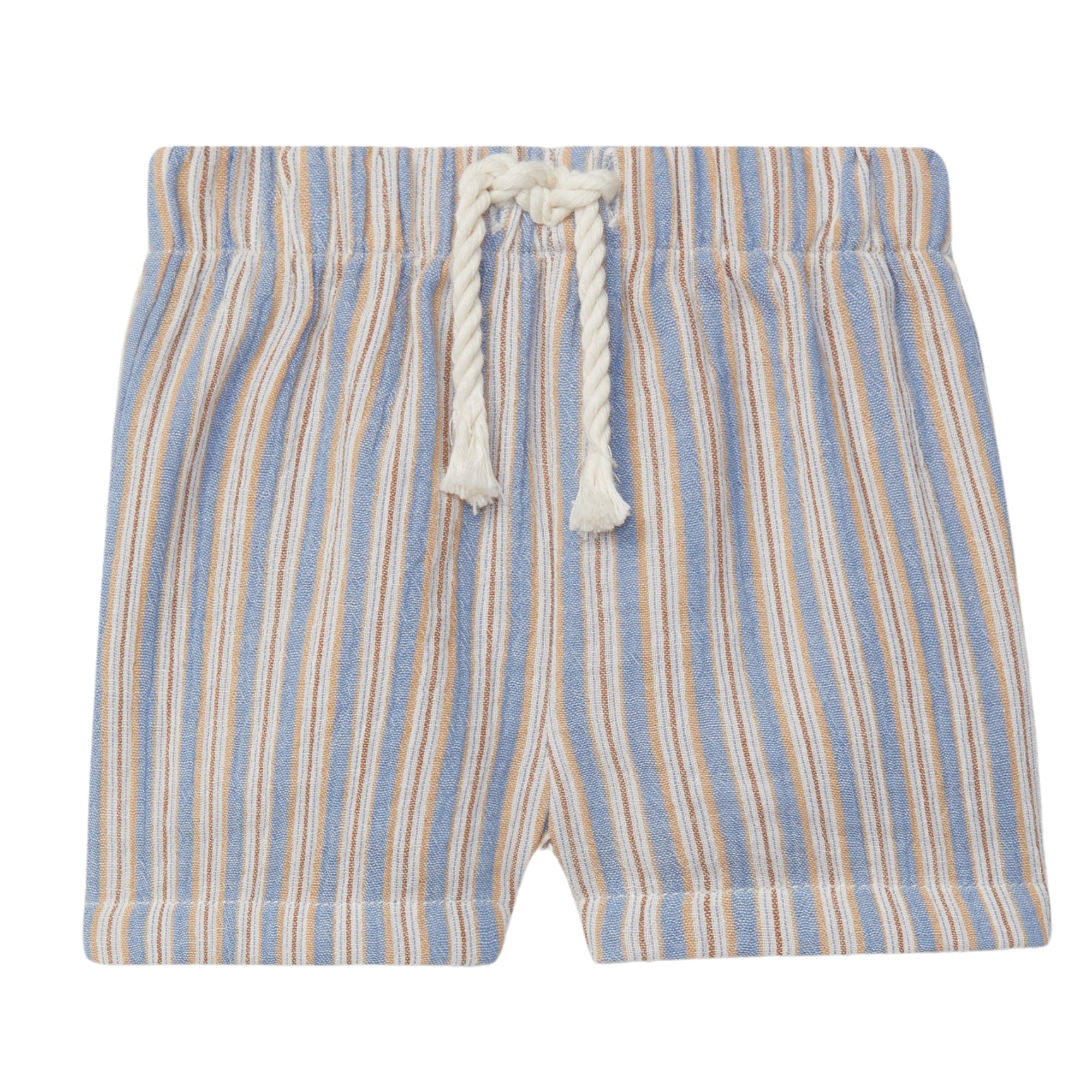 short-bambino-estivo-fantasia-a-righe-multicolore-con-elastico-in-vita