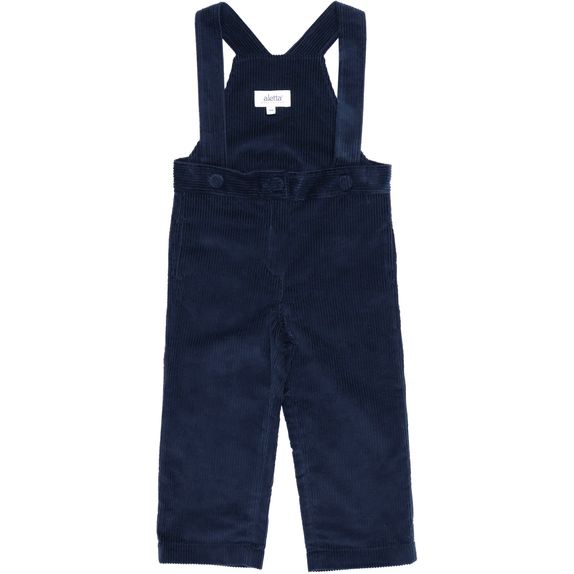 Salopette Velluto Abbigliamento Bambina Mamma m'adora