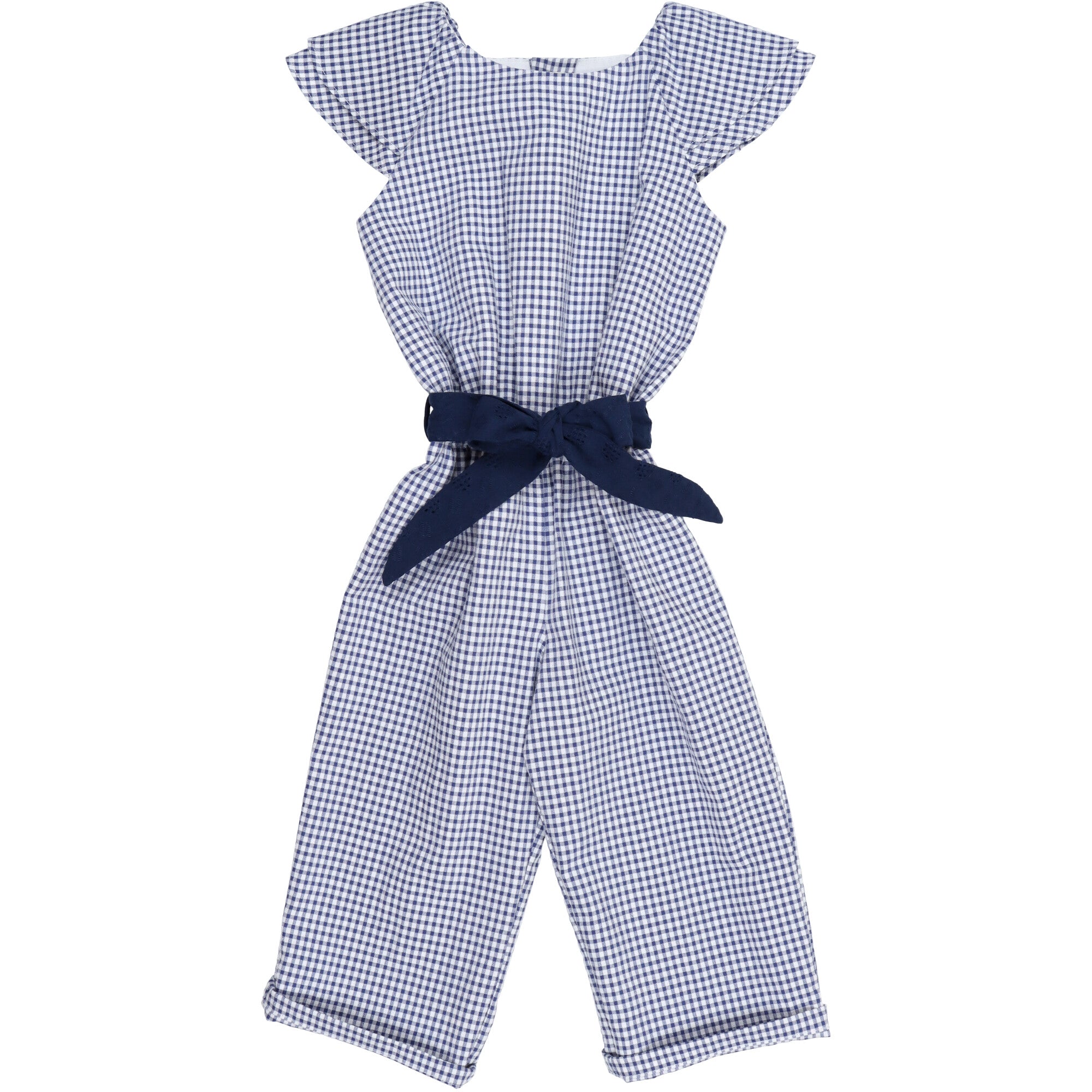 tuta-maniche-corte-in-colore-blu-moda-bambina-estiva