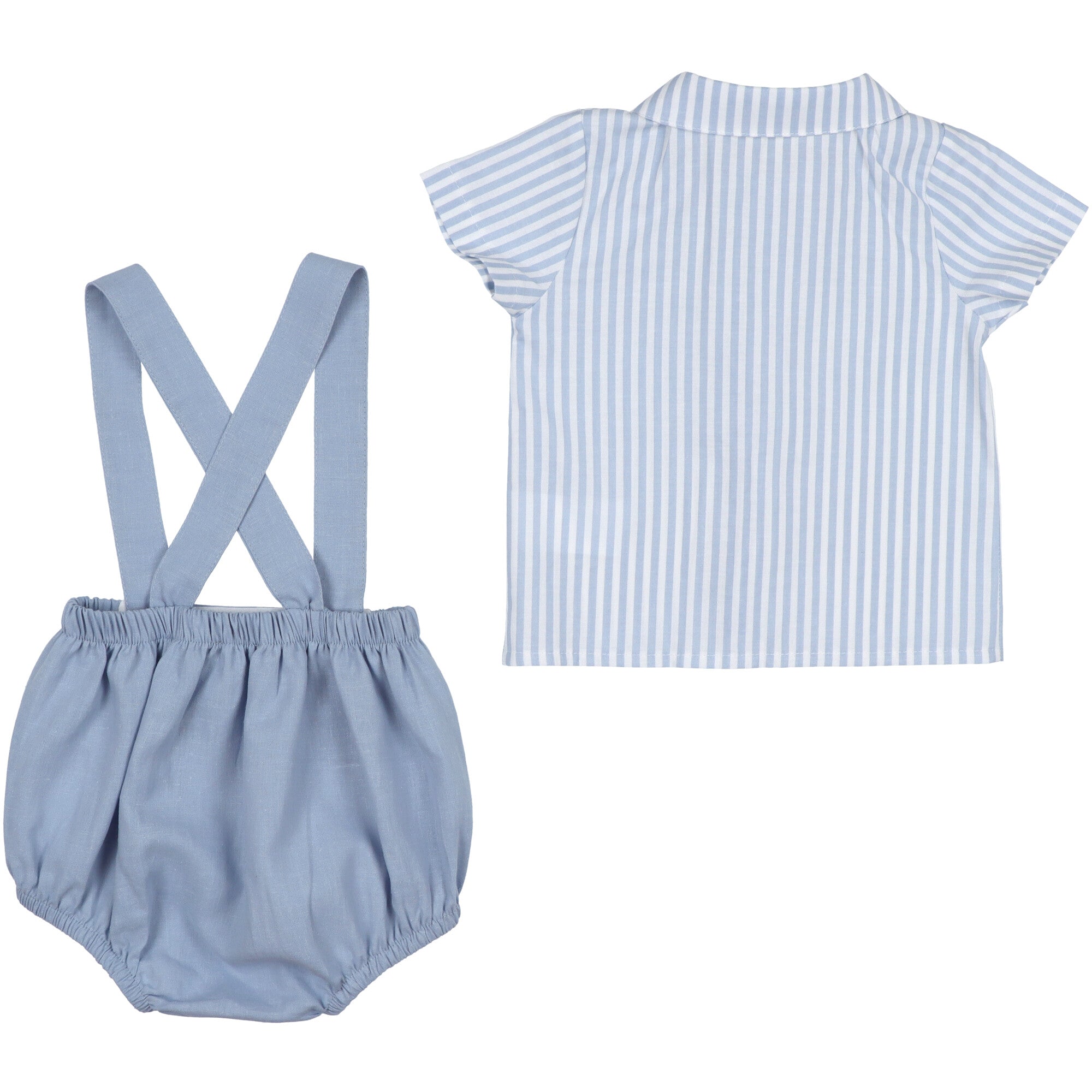 Camicia e salopette/9 mesi
