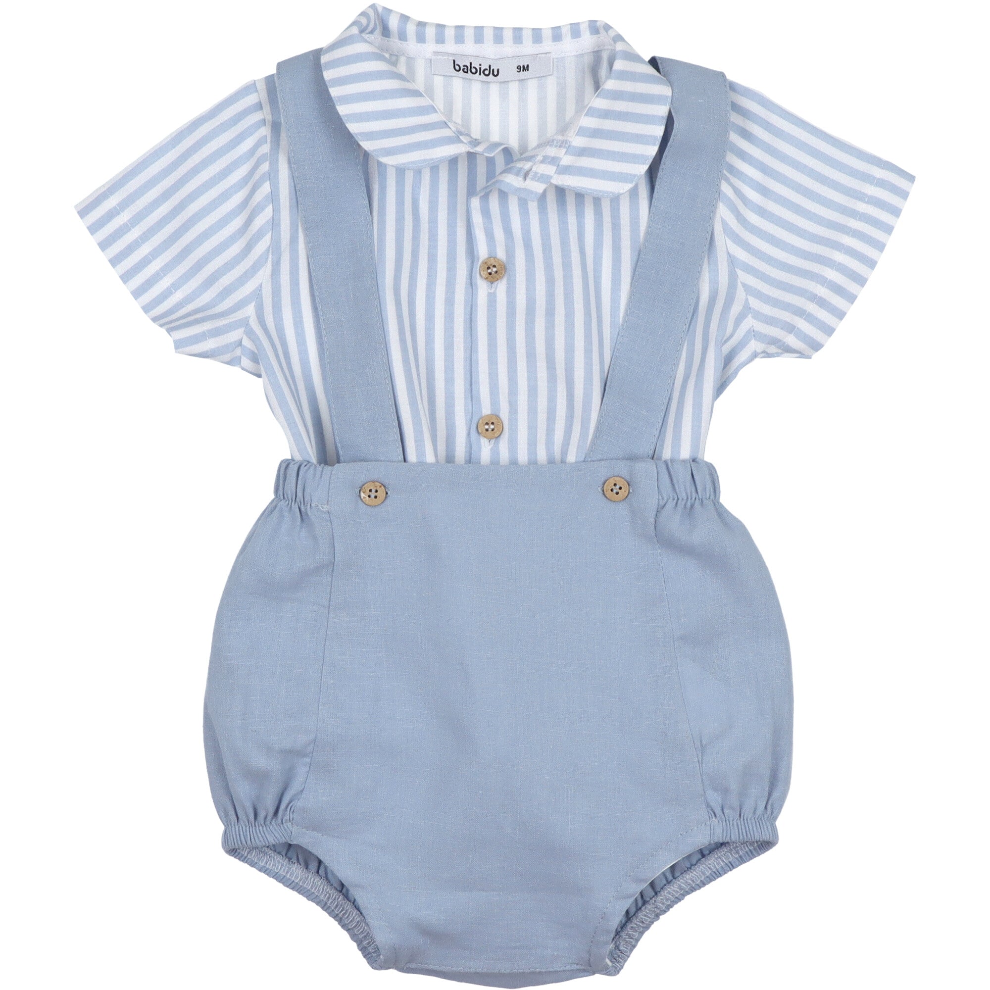 Camicia e salopette/9 mesi