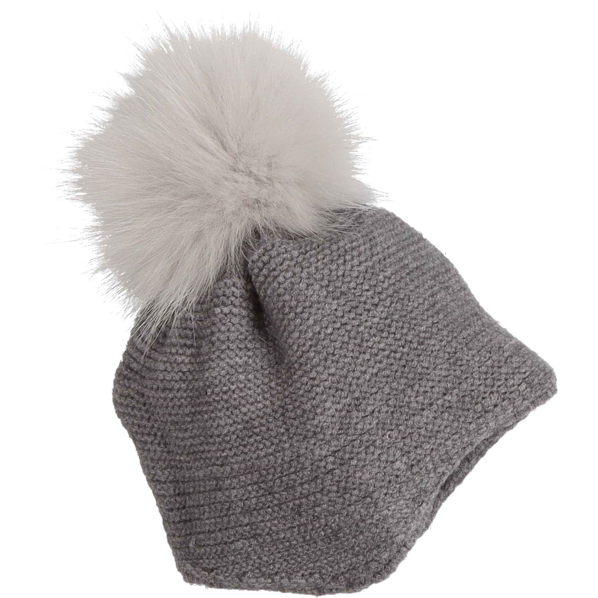 cappello-modello-cuffia-in-lana-colore-grigio-foderato-con-ponpon