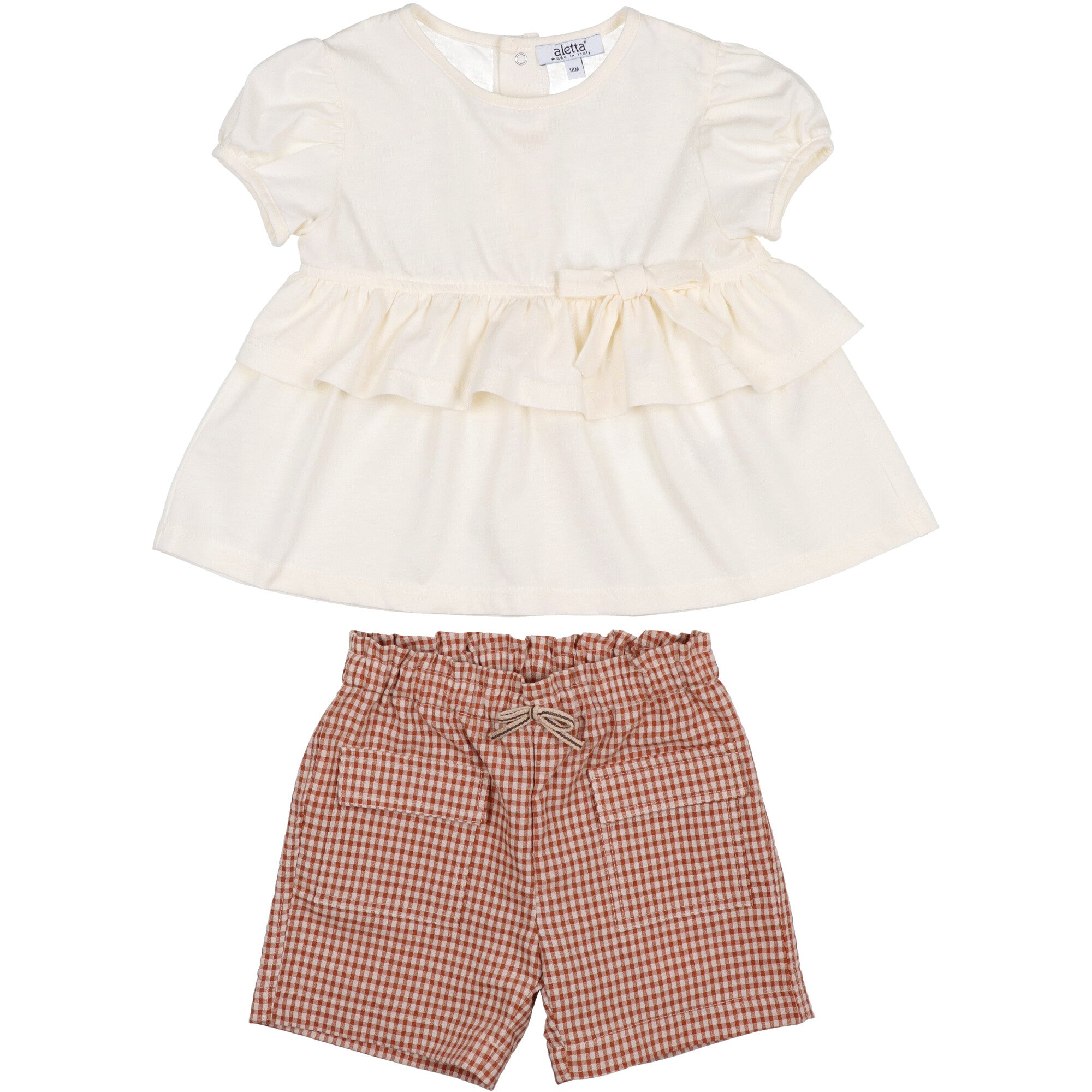 Blusa e short/18 mesi