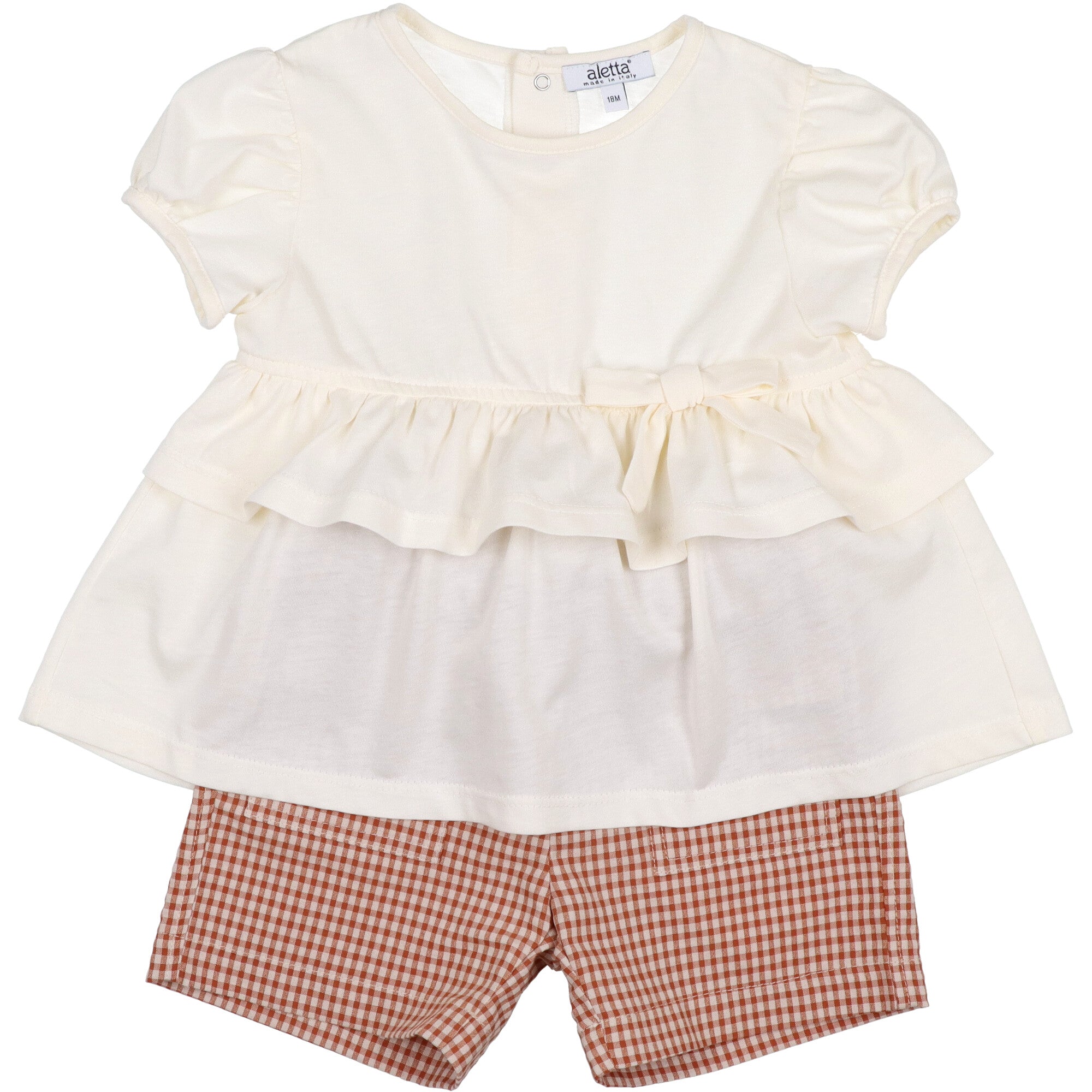 Blusa e short/18 mesi
