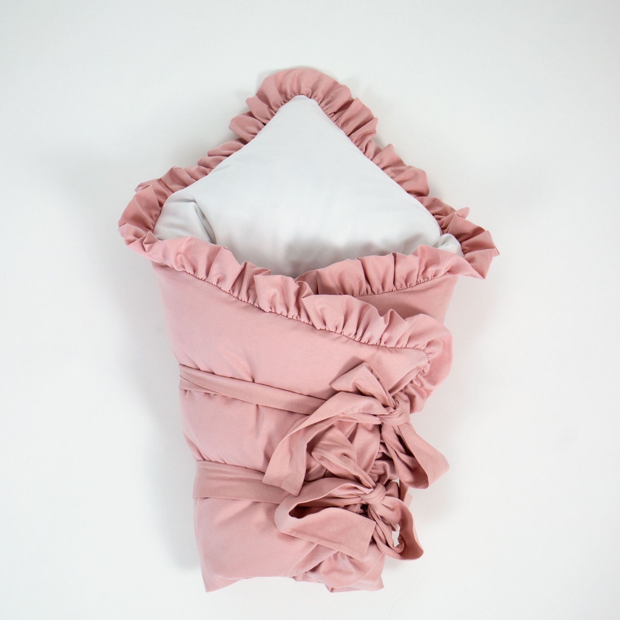 Coperta avvolgente Rosa e Bianca