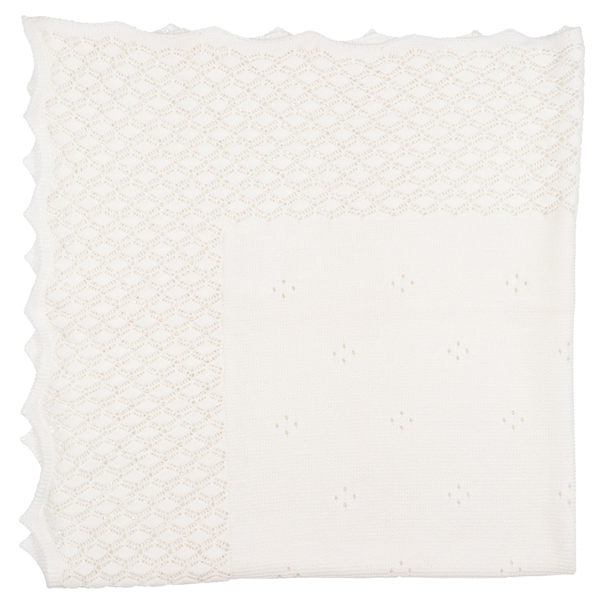 Coperta lana smerlata