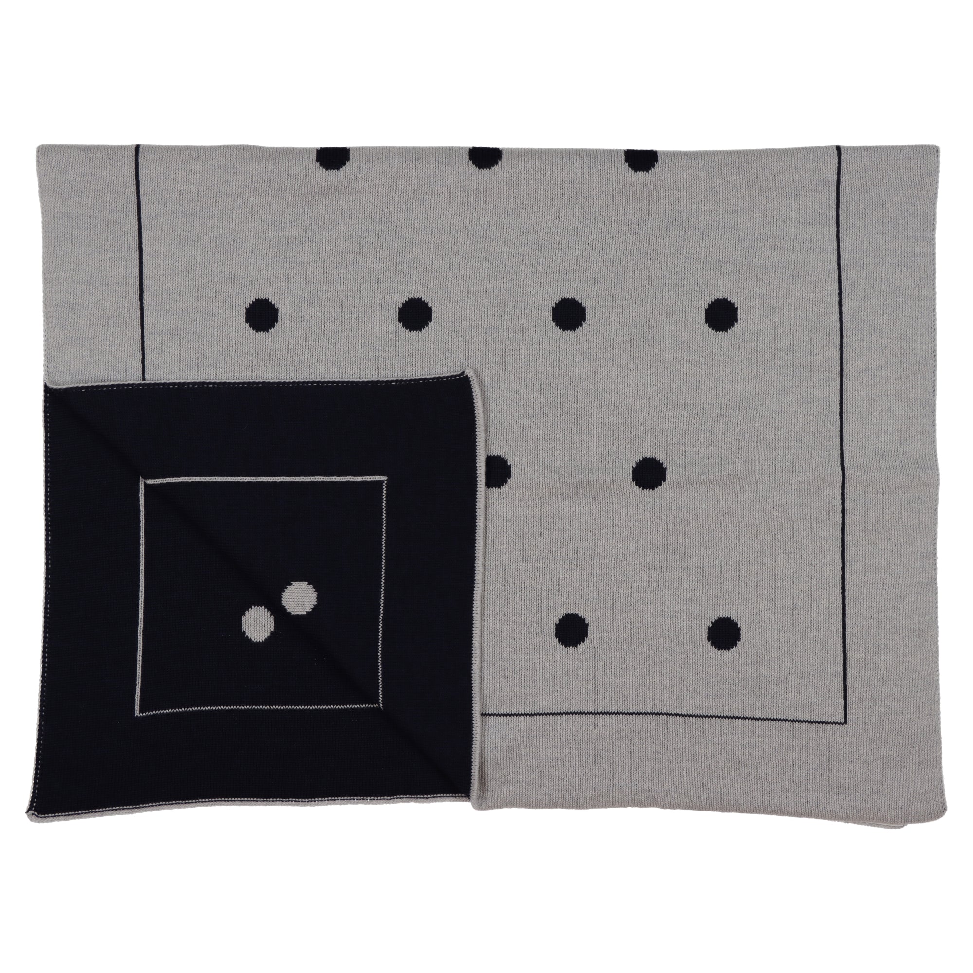 Coperta lana blu