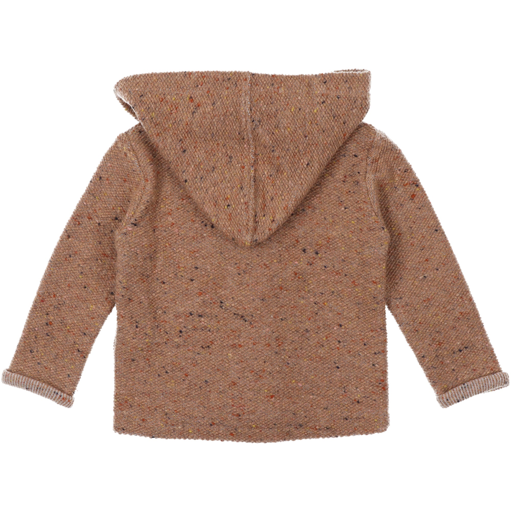 giacca-in-lana-chiusa-con-bottoni-e-cappuccio-colore-marrone