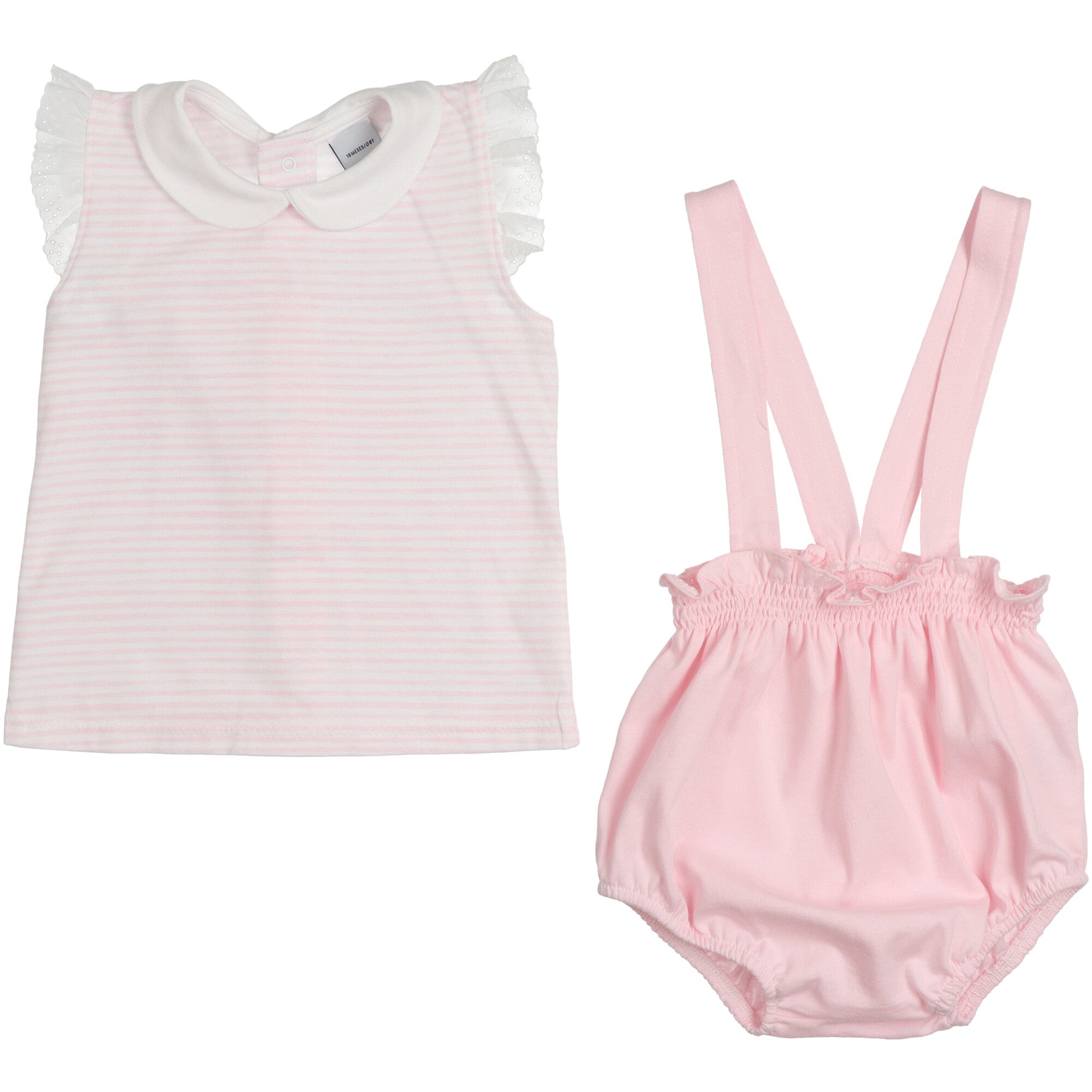 pantalone-corto-con-bretelle-e-maglia-colore-rosa