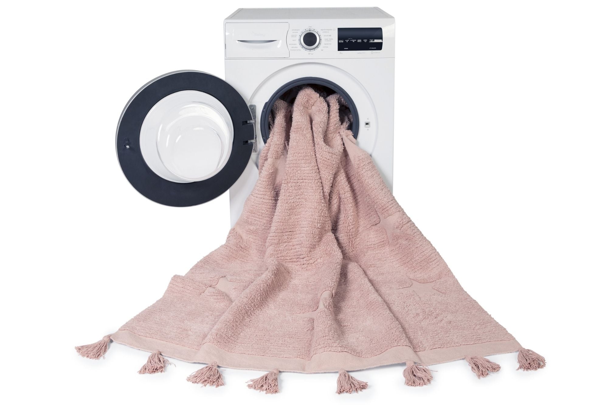 tappeto-rosa-con-nappe-e-stelle