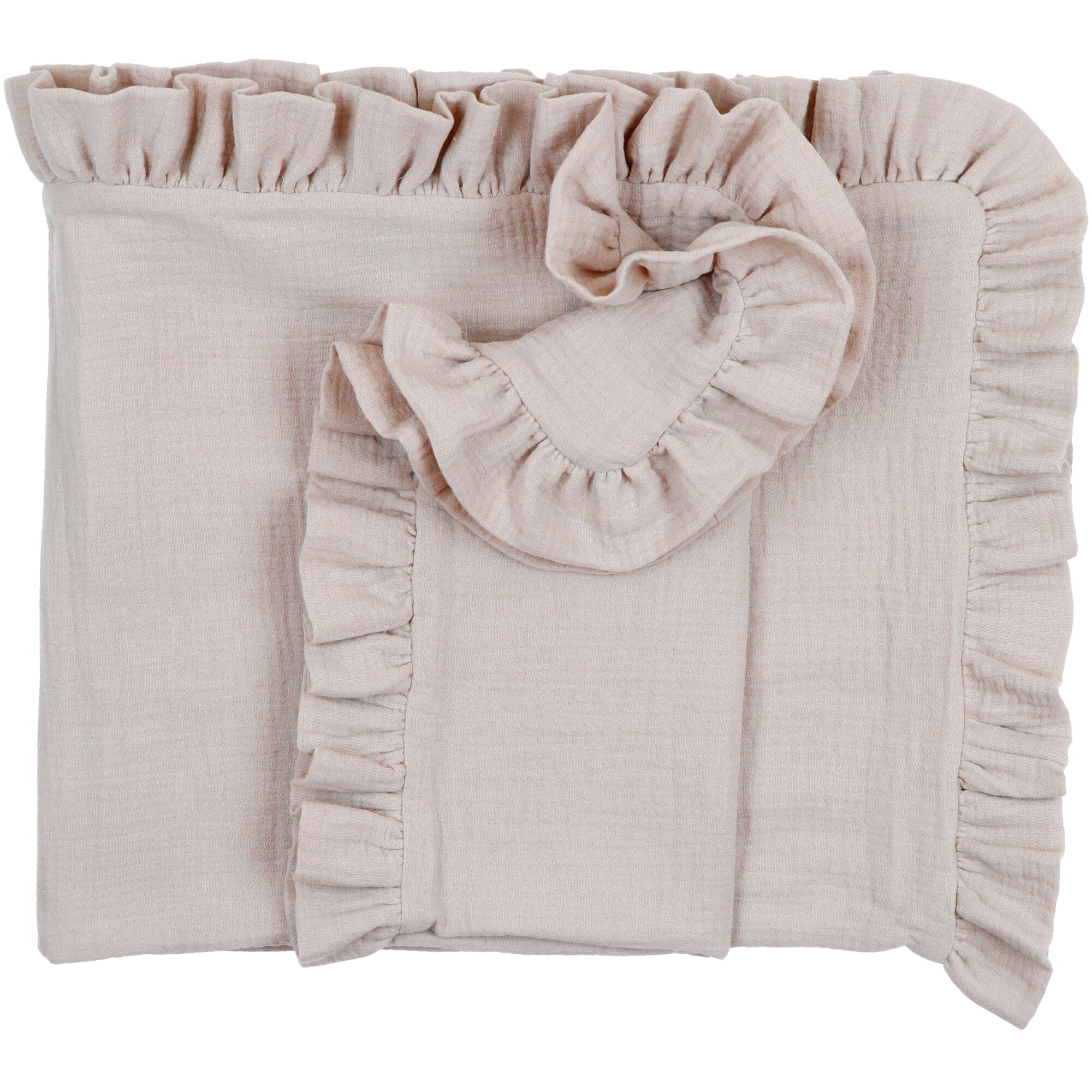 Coperta Mussola con Volant