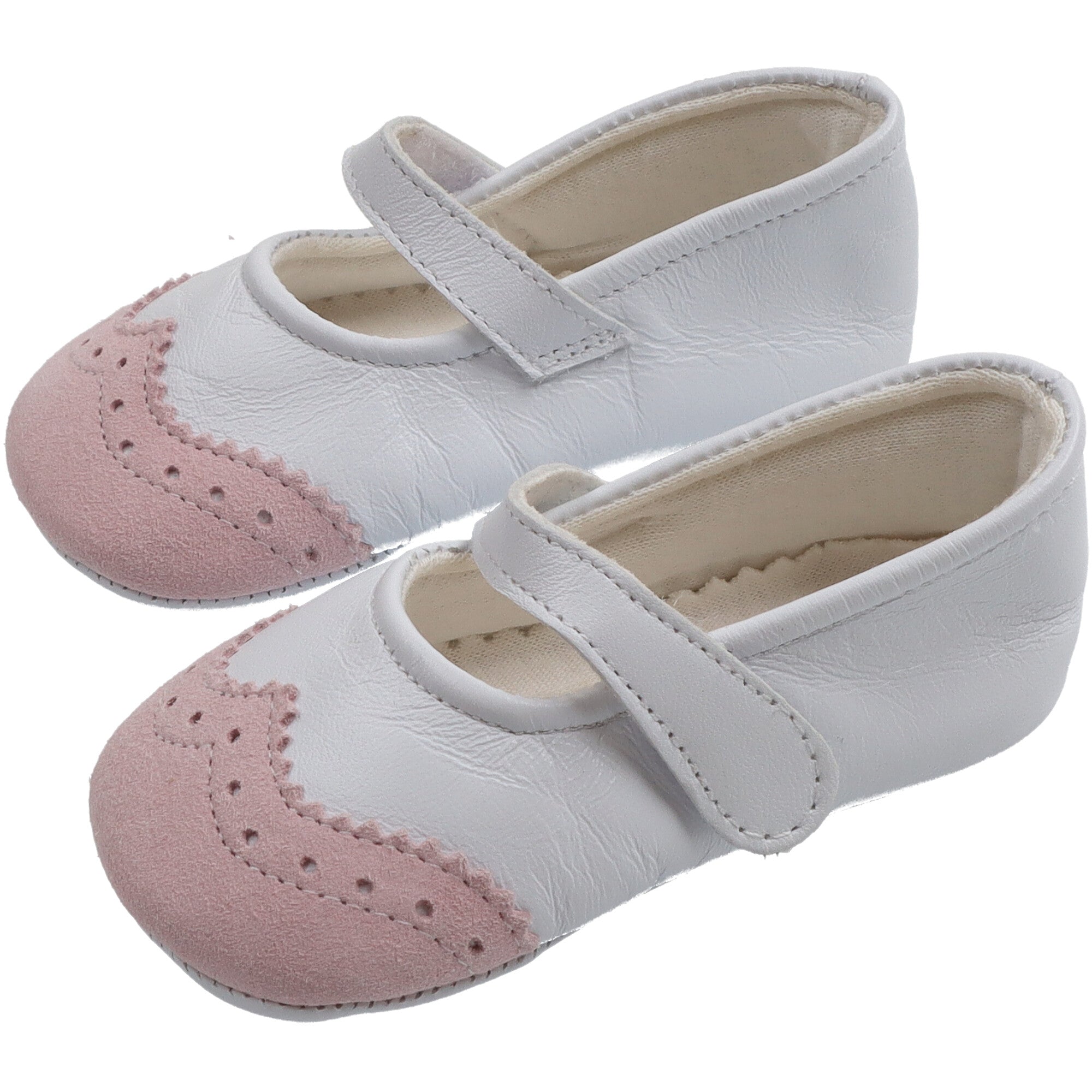 ballerina-in-pelle-bicolore-bianca-e-rosa-per-neonata-morbida-da-culla