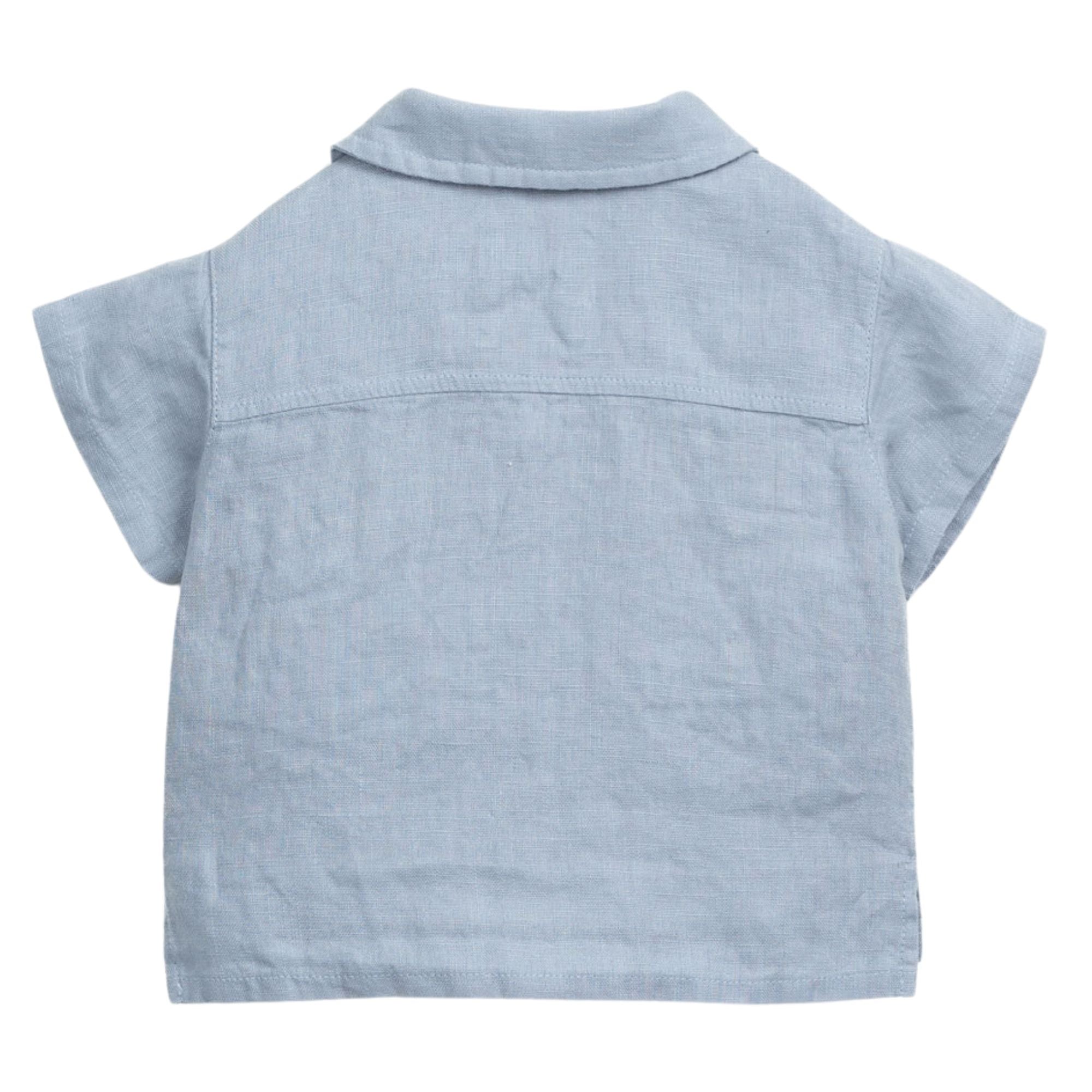 camicia-lino-colore-azzurro-mezza-manica-bambino