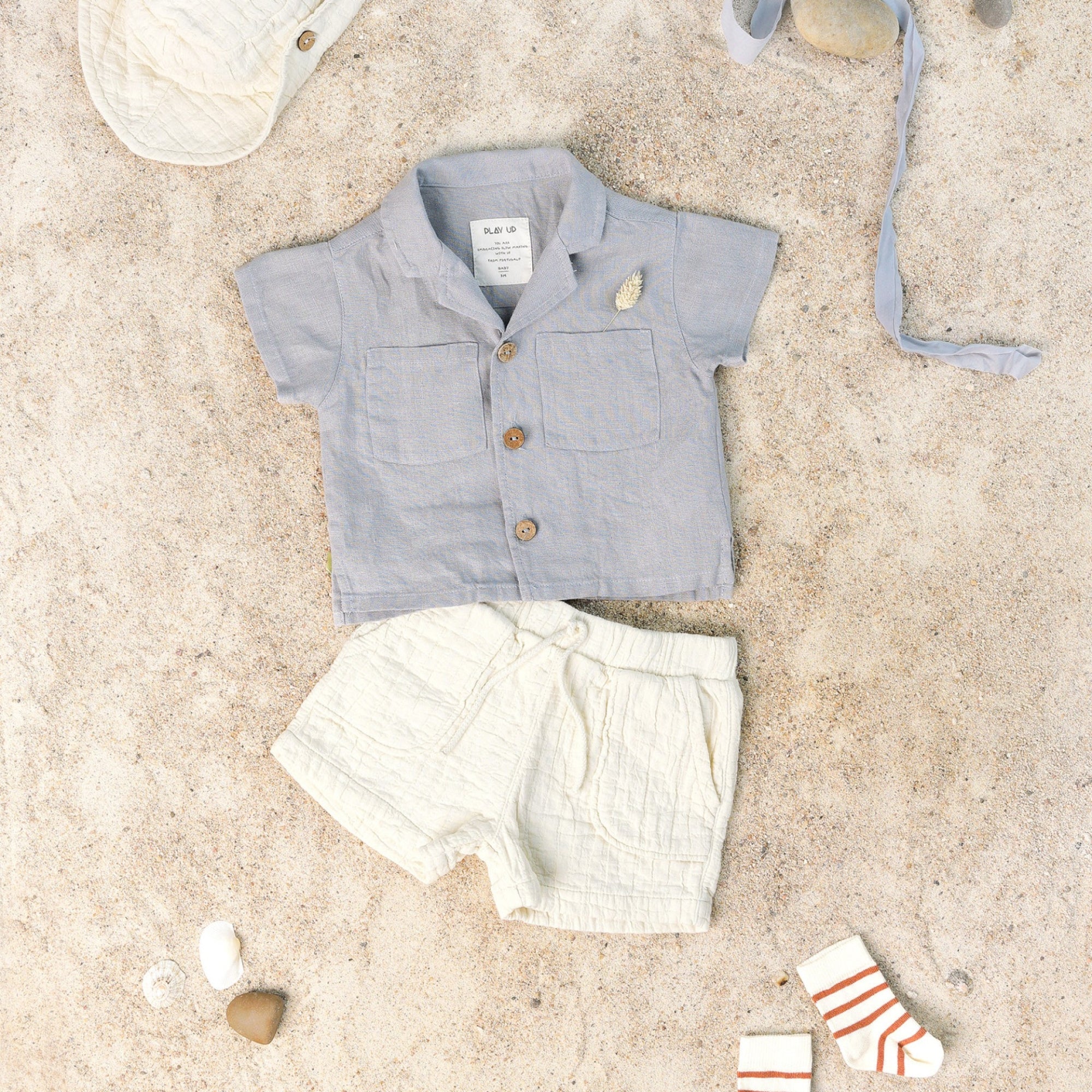 outfit-bambino-camicia-e-pantaloncini-moda-estate