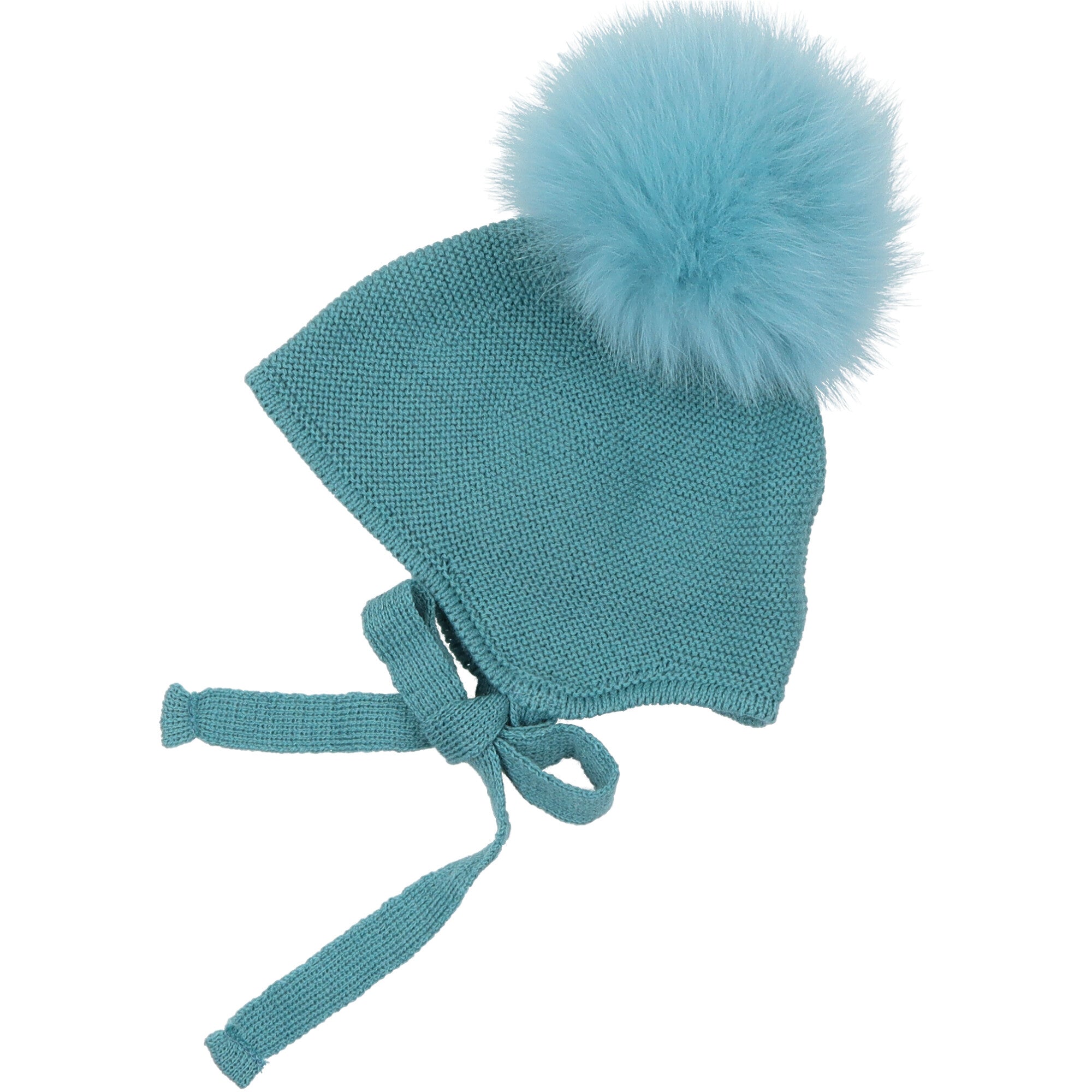 cuffia-invernale-colore-verde-con-pon_pon-di-pelliccia
