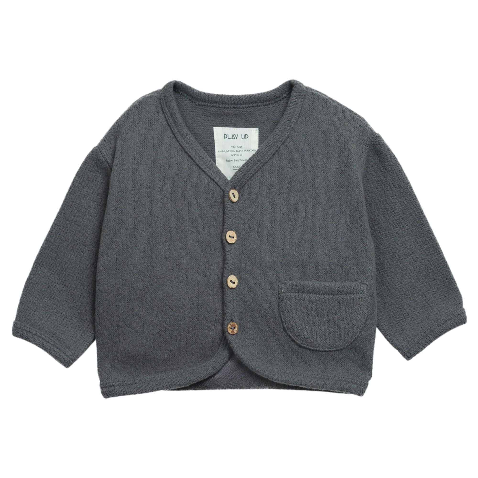 cardigan-cotone-cardato-colore-grigio-scuro-chiuso-con-bottoni