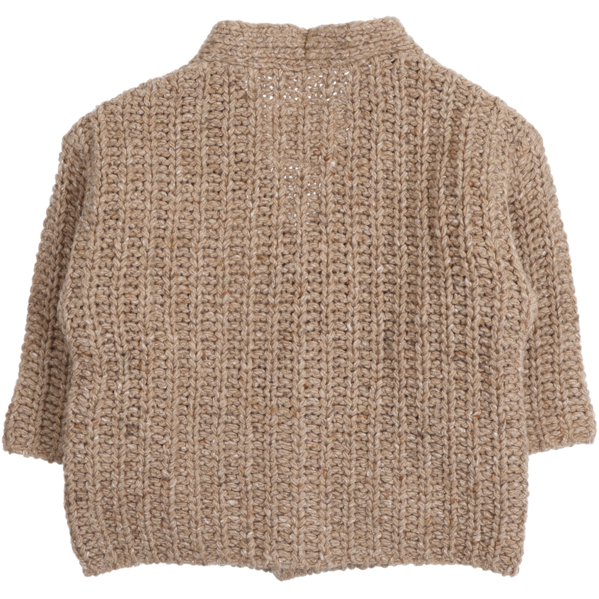 Cardigan in Maglia Naturale