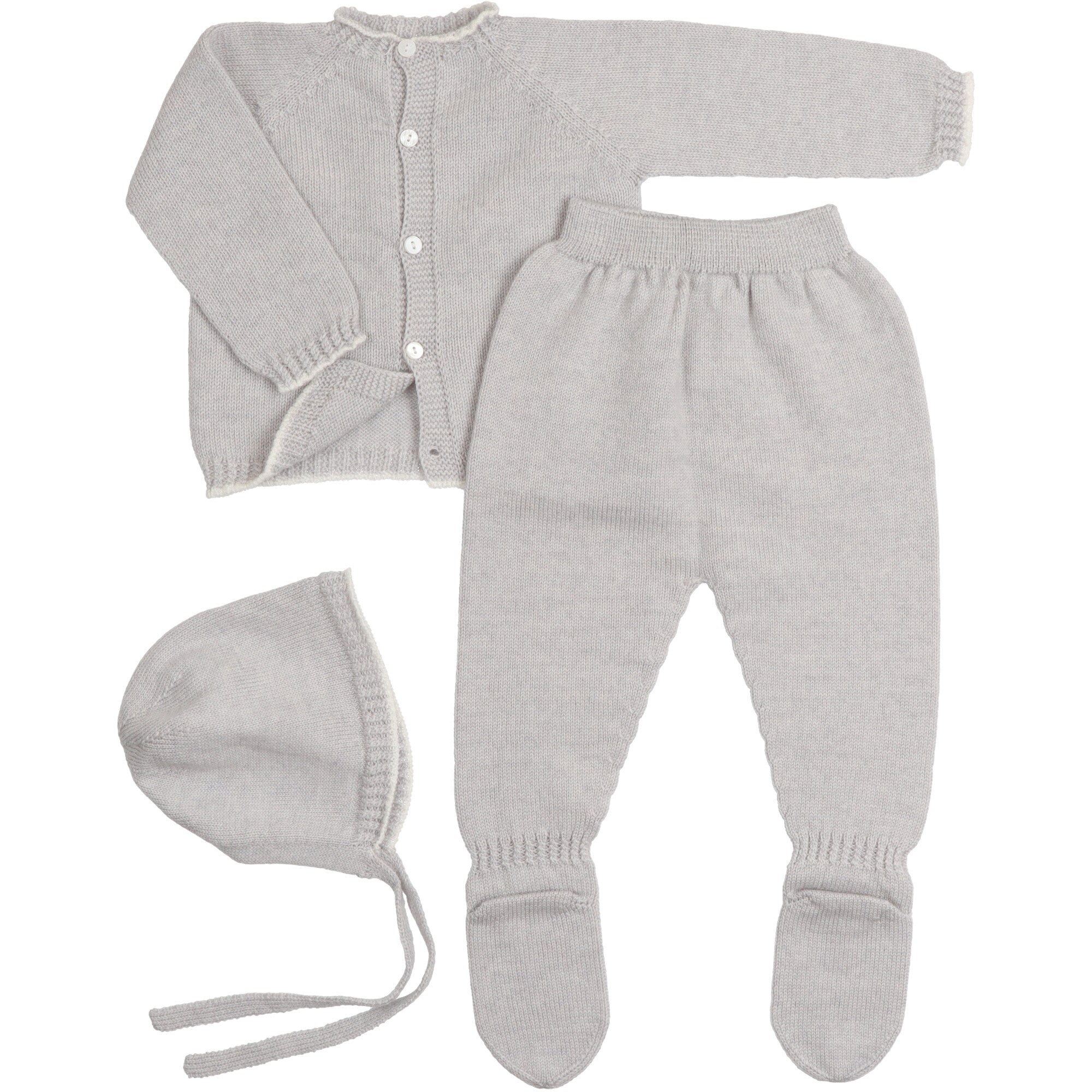 maglione-e-ghettina-con-cuffietta-in-lana-colore-grigio-per-neonati