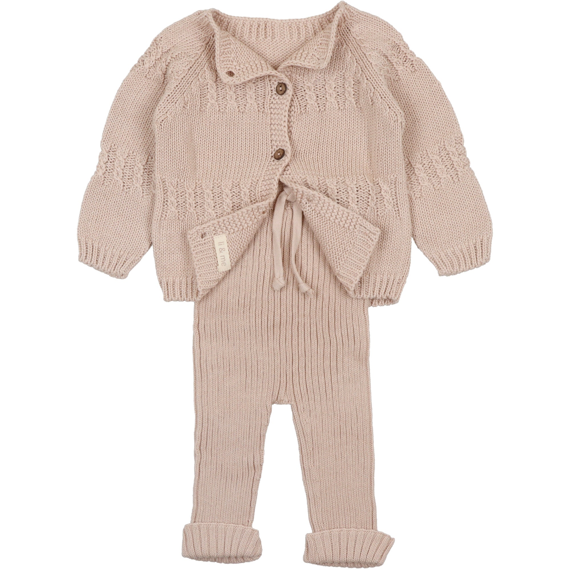 maglione-reversibile-e-pantaloni-in-filo-di-cotone-colore-rosa-per-bambina-brand-liandme