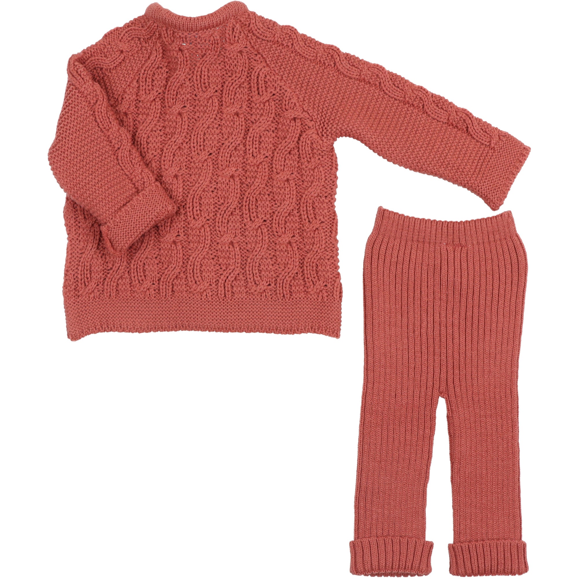 Cardigan e Pantaloni in Lana