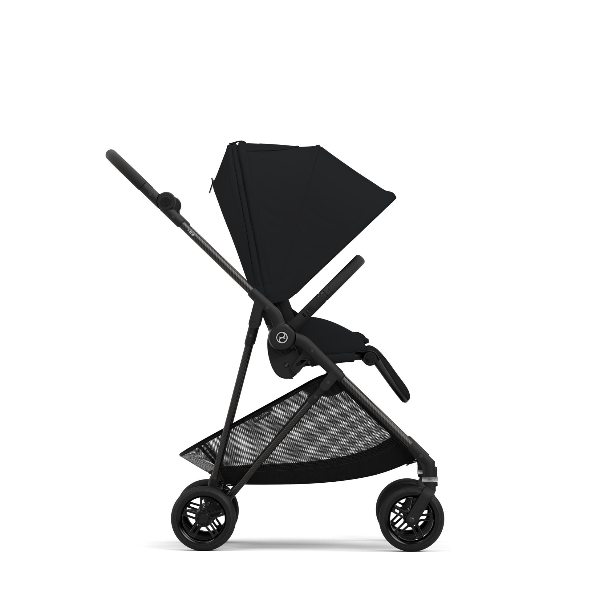 passeggino-melio-carbon-colore-nero-di-cybex-ultraleggero