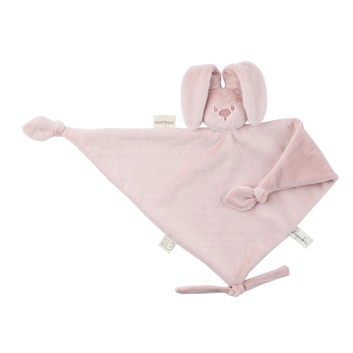 doudou per neonata in soffice tessuto colore rosa pallido coniglietto consolatore per neonati adatta ai bambini prematuri