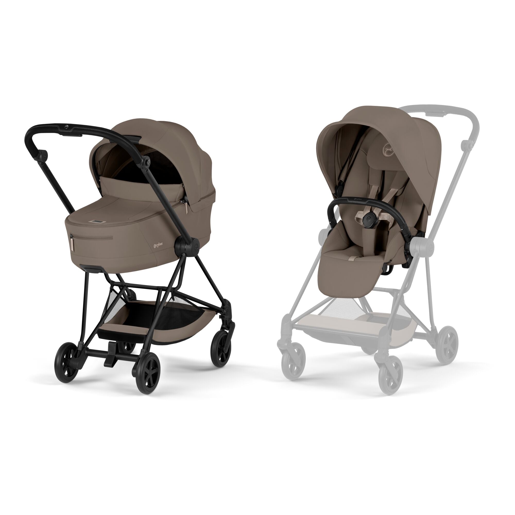 Cybex MIOS Duo – Telaio, Navicella Richiudibile e Seduta Passeggino